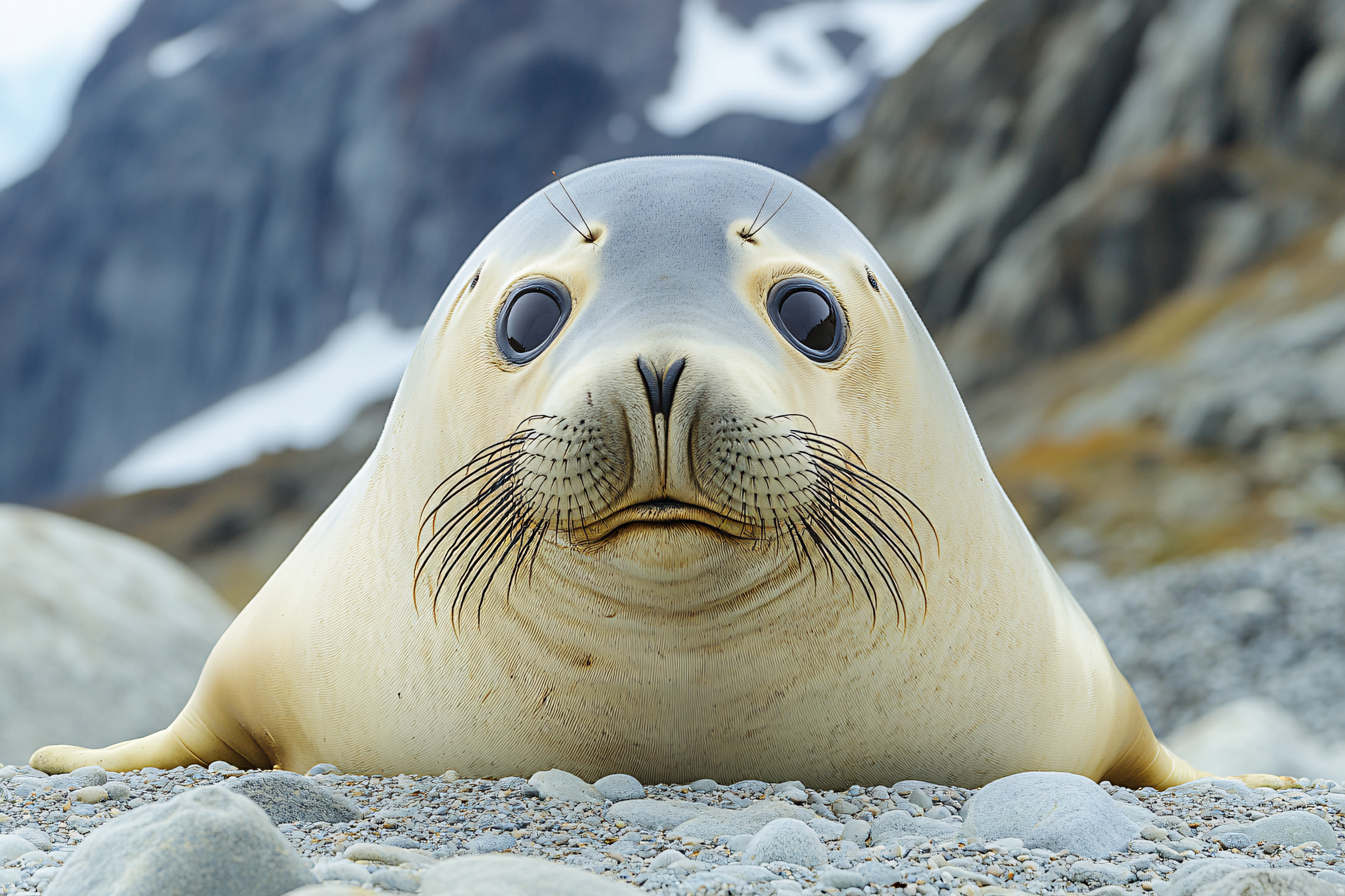 Cute Weddell Seal Portrait