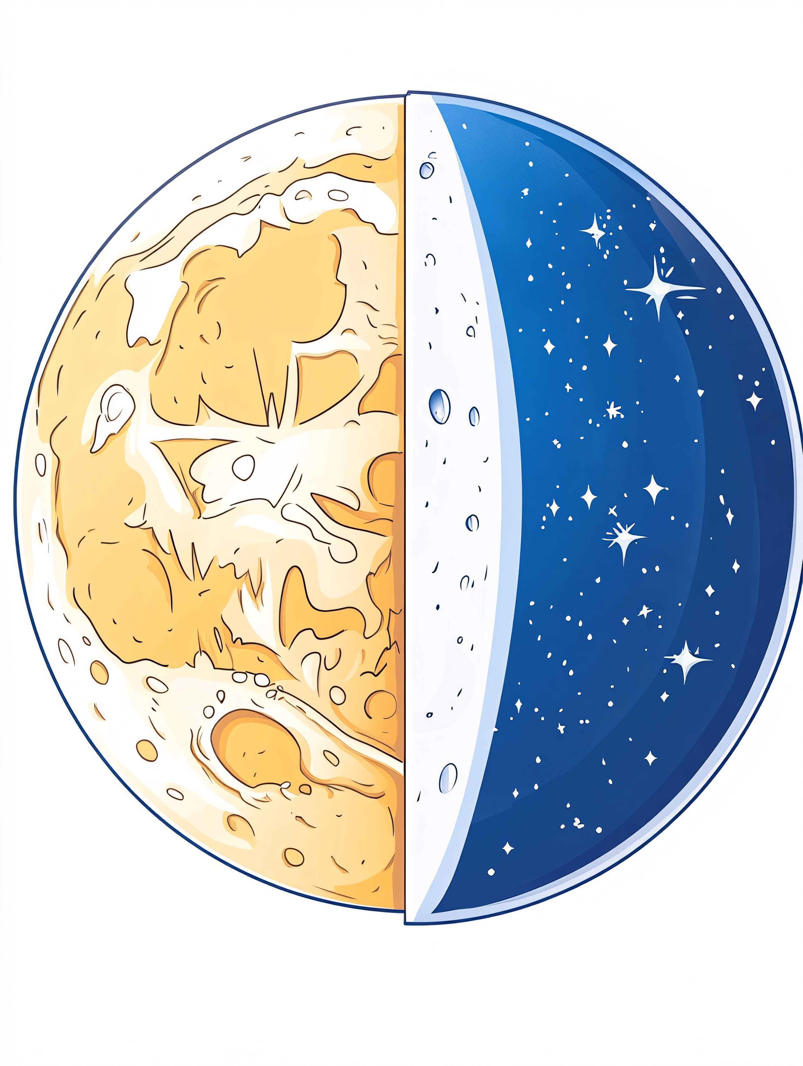 Day And Night Moon