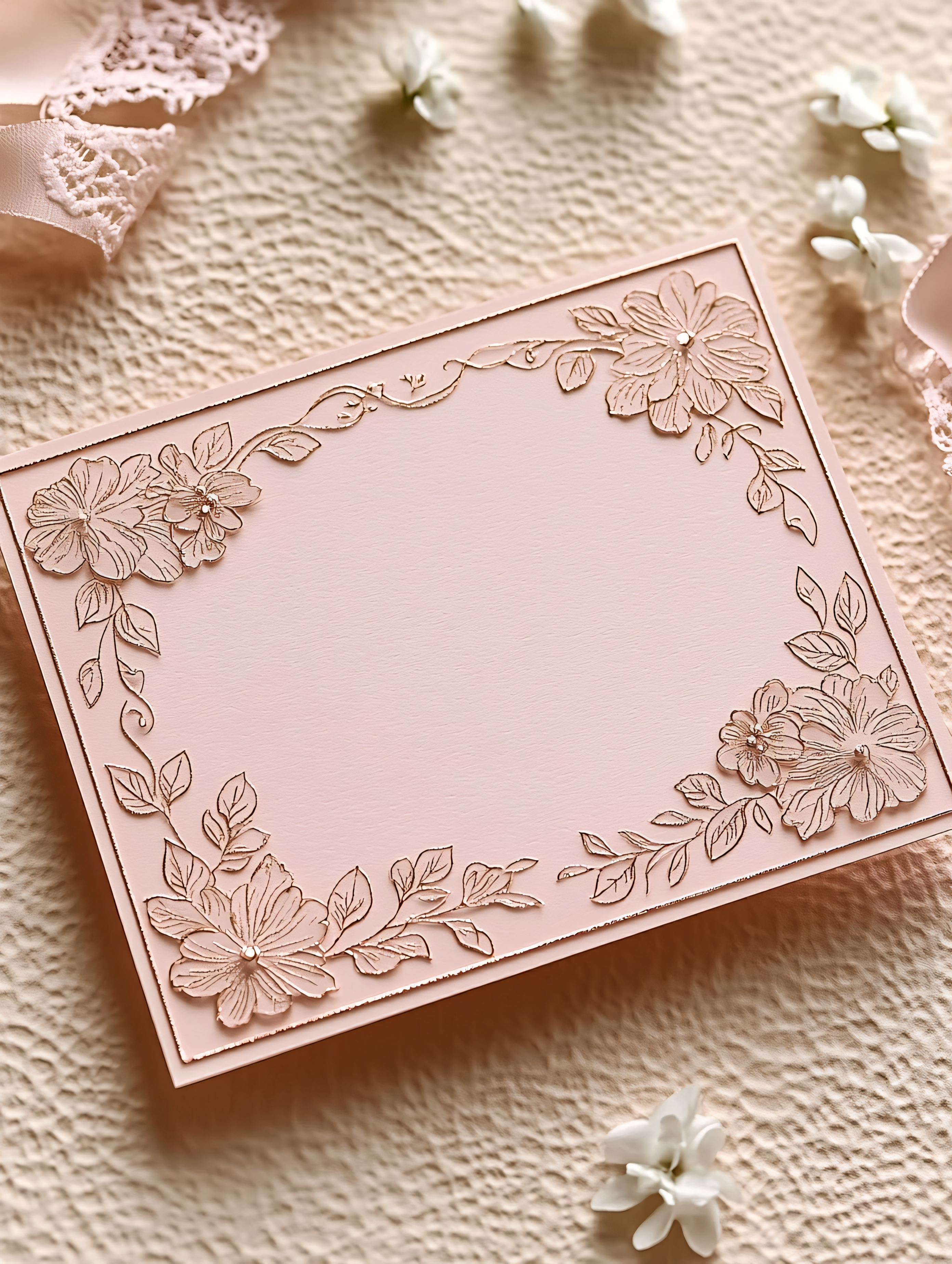 Decorative Floral Card