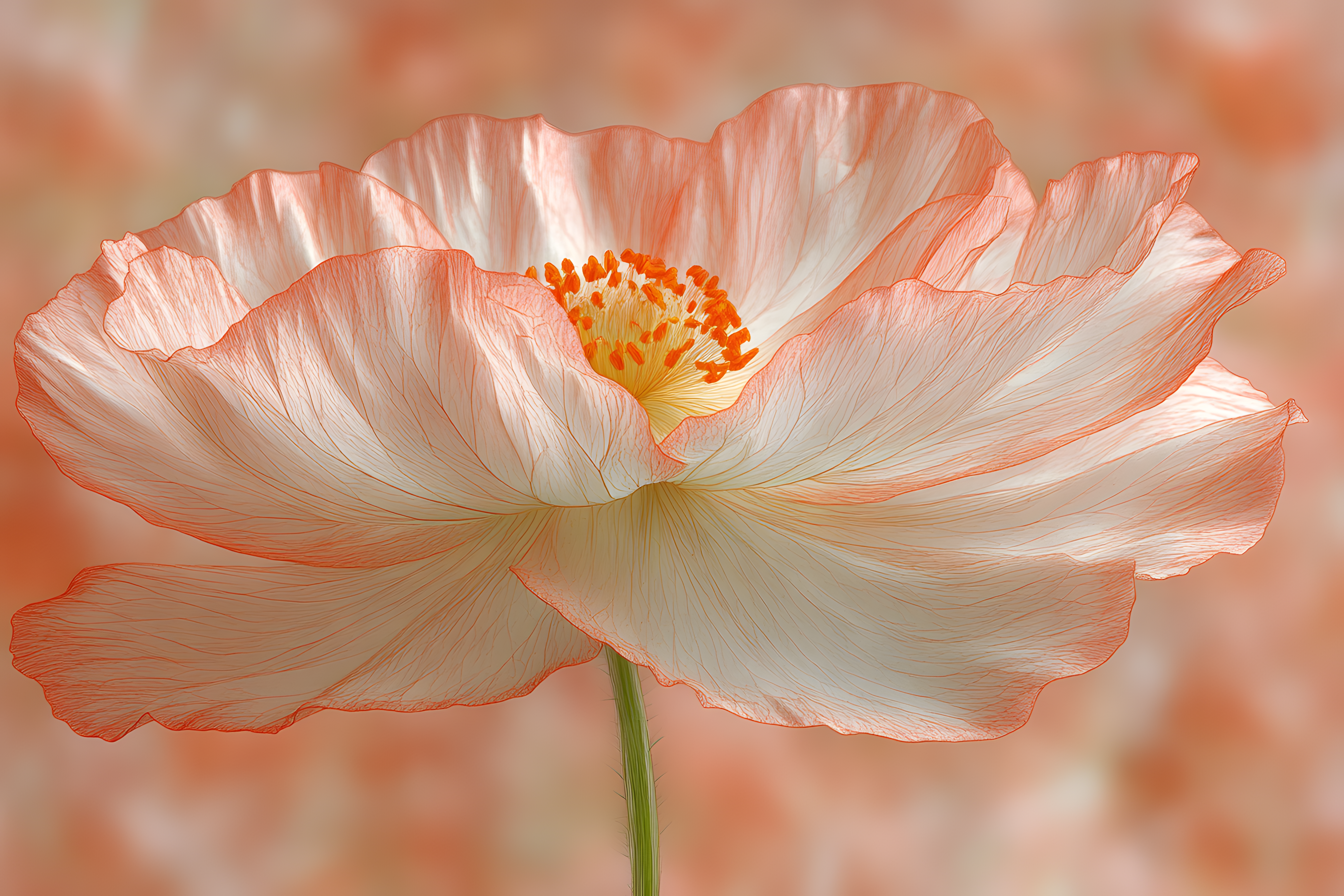 Delicate Poppy Flower
