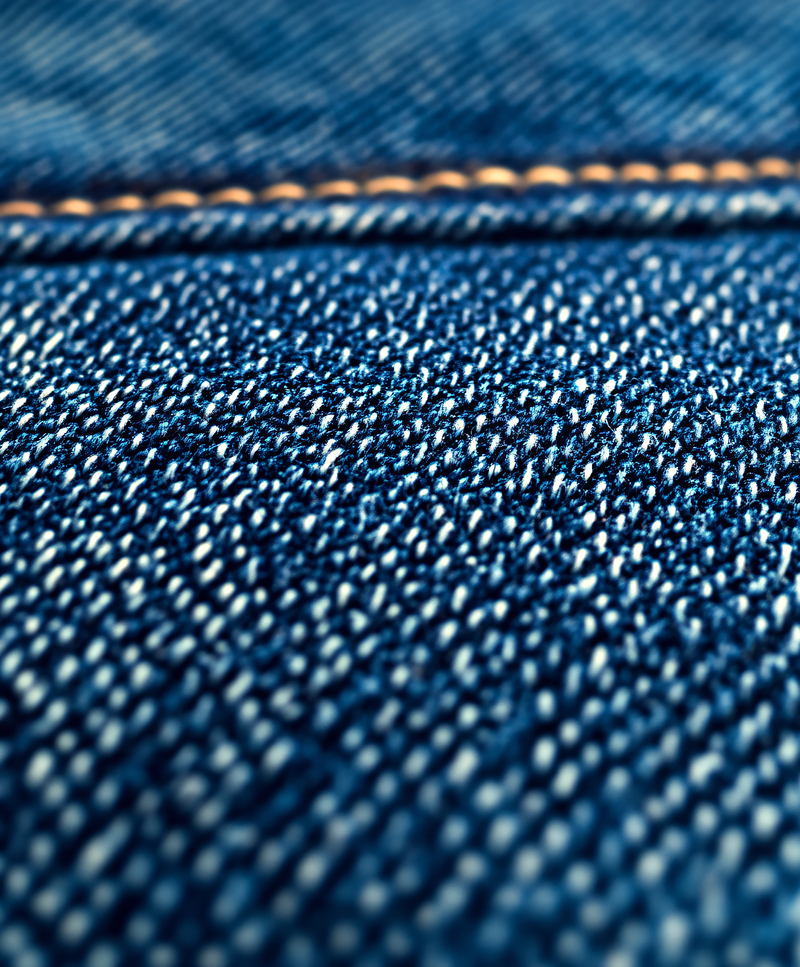 Denim Fabric Close-Up