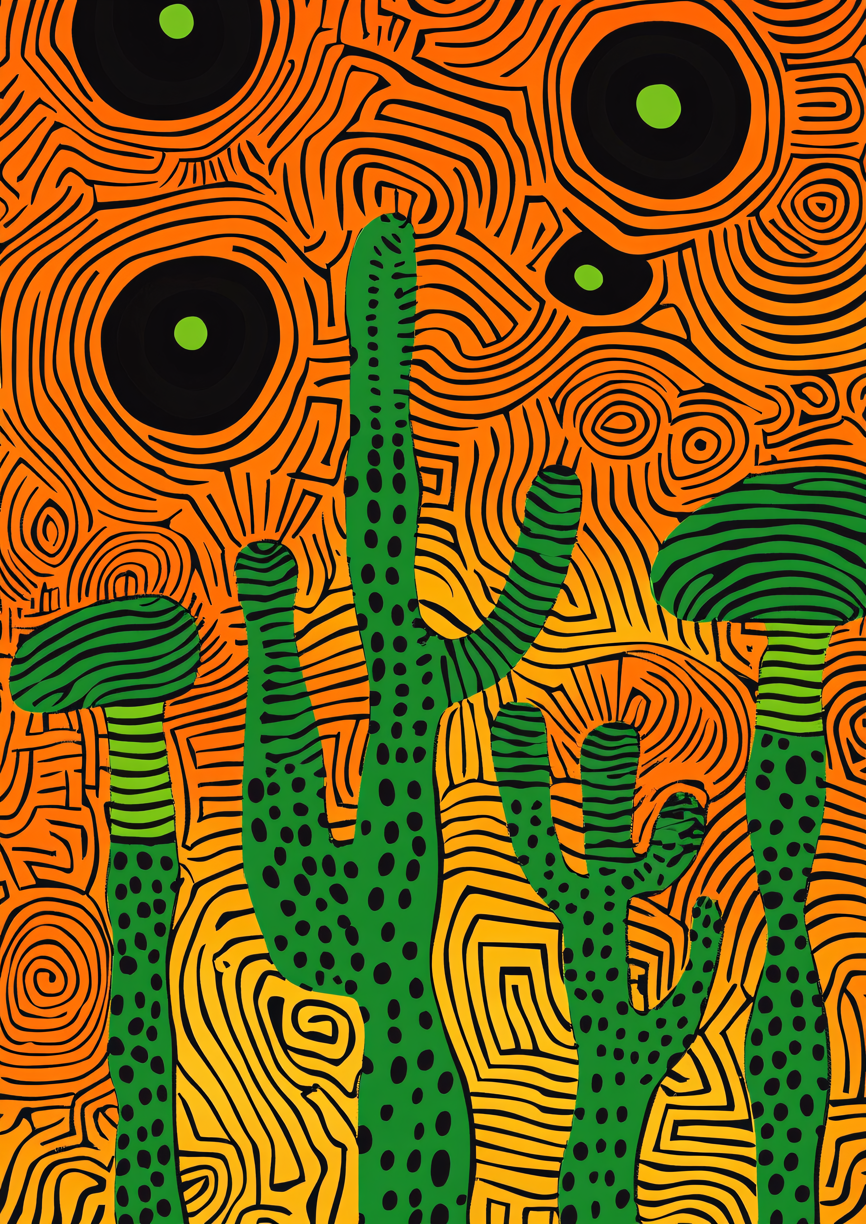 Desert Cacti Pattern