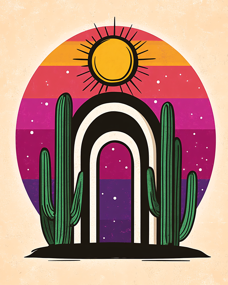 Desert Sunset Archway
