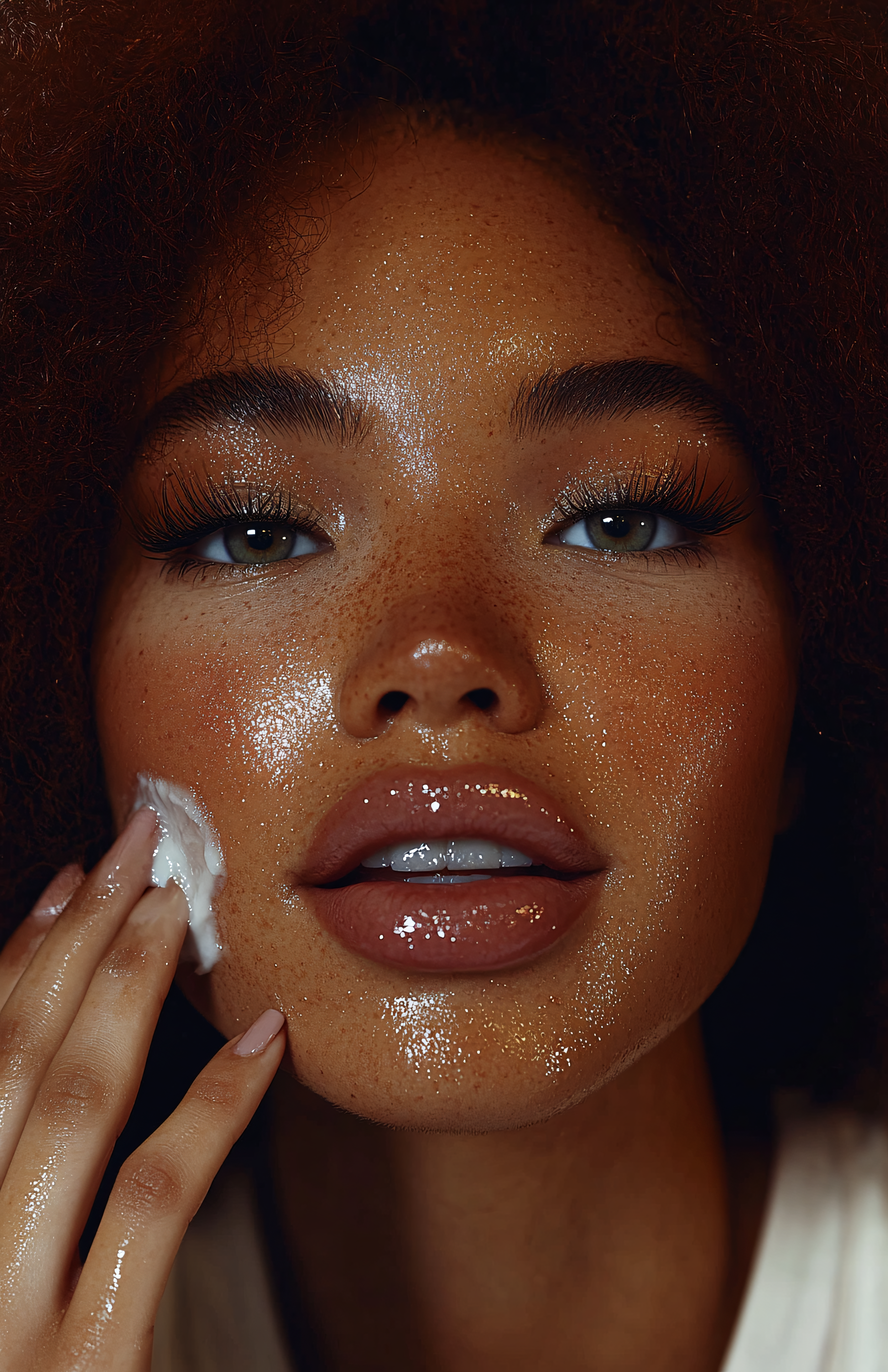 Dewy Skin Beauty Portrait