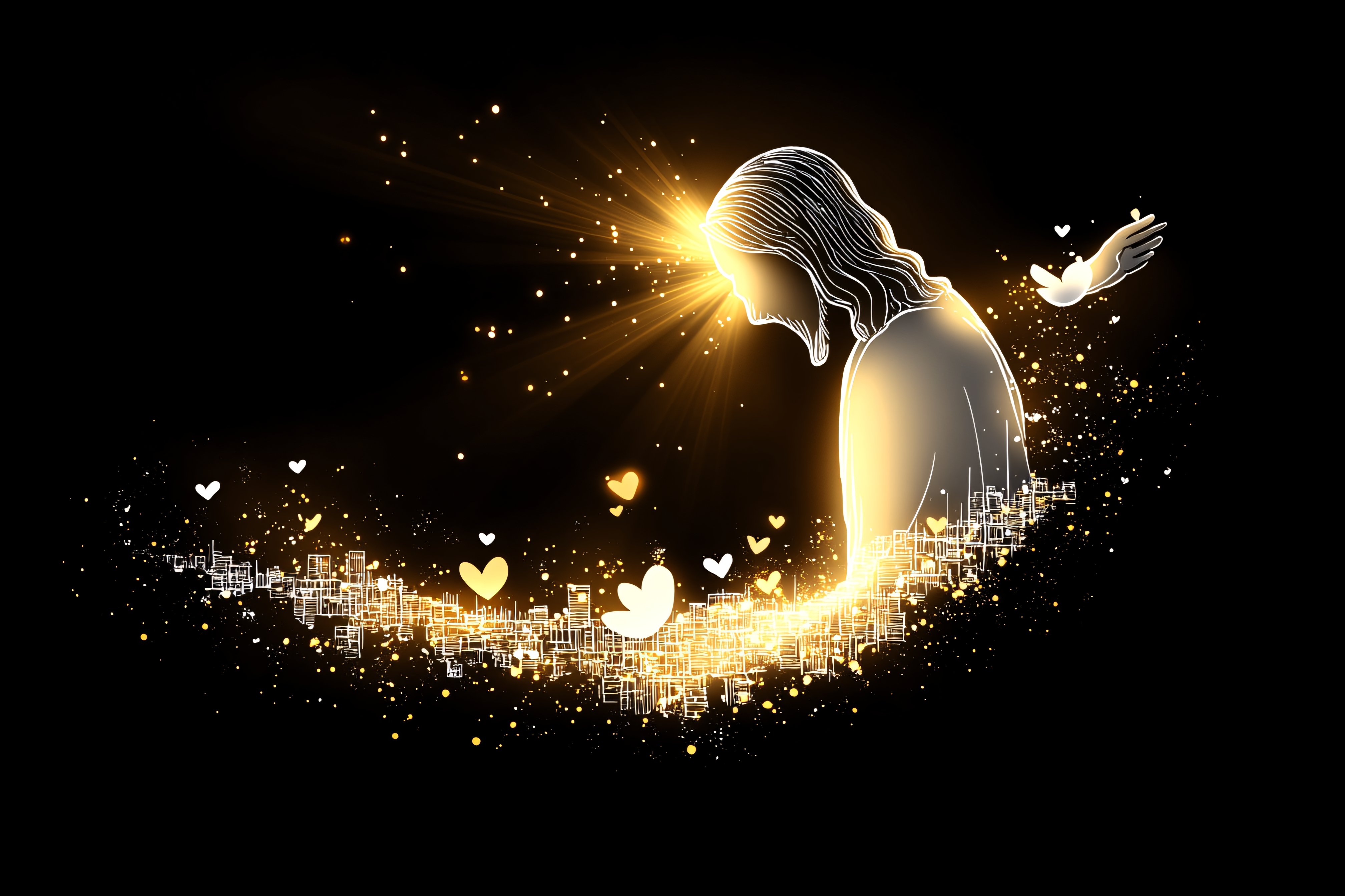 Divine Light of Hope and Faith