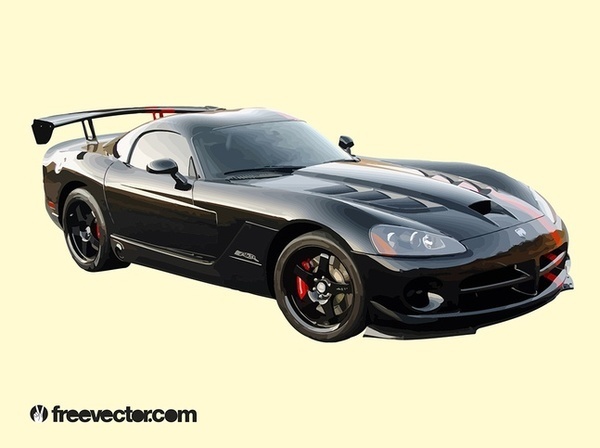Dodge Viper Free Vector