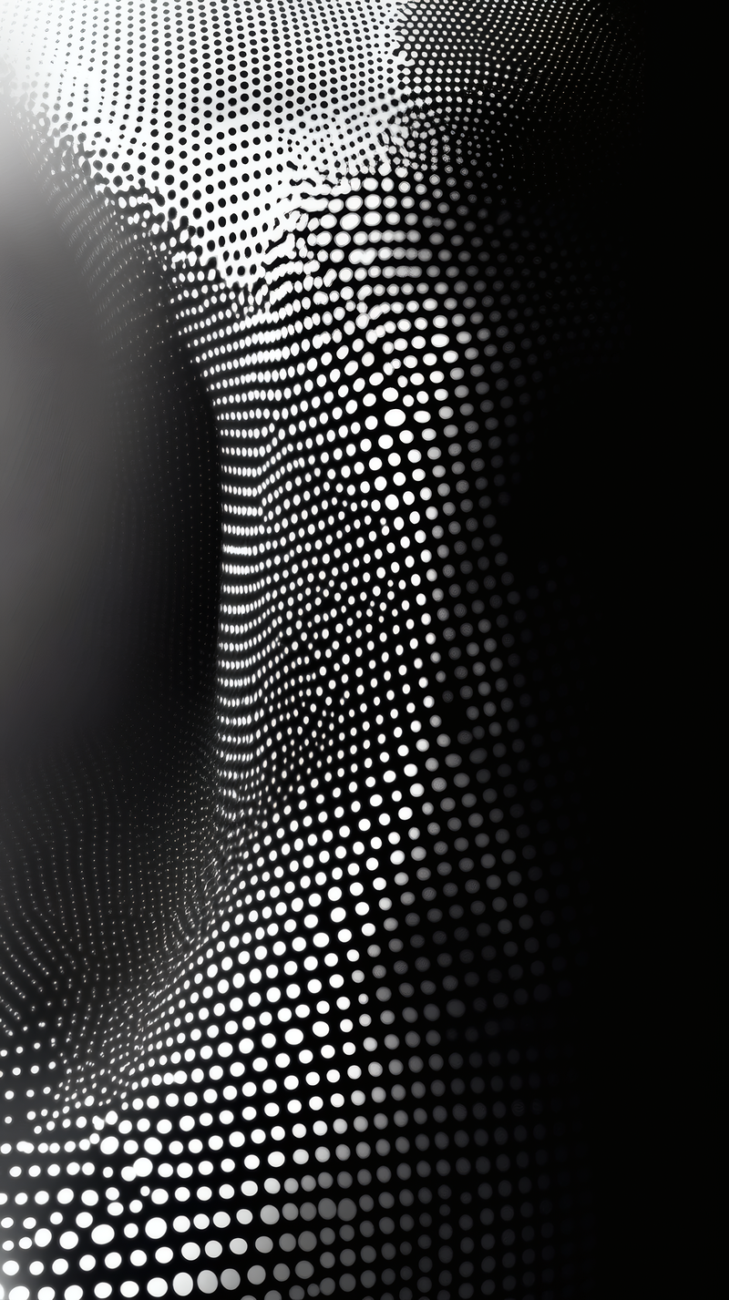 Dotted Wave Abstract