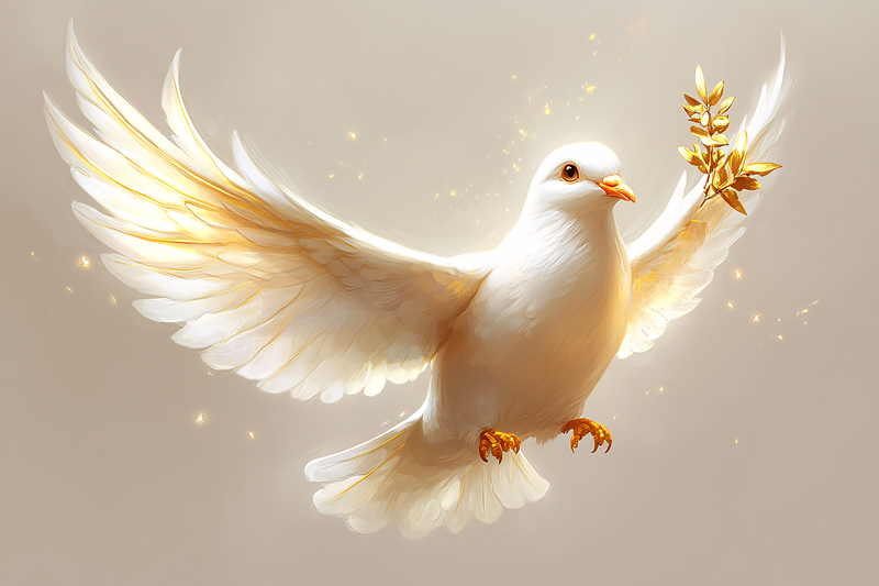 Dove With Olive Branch