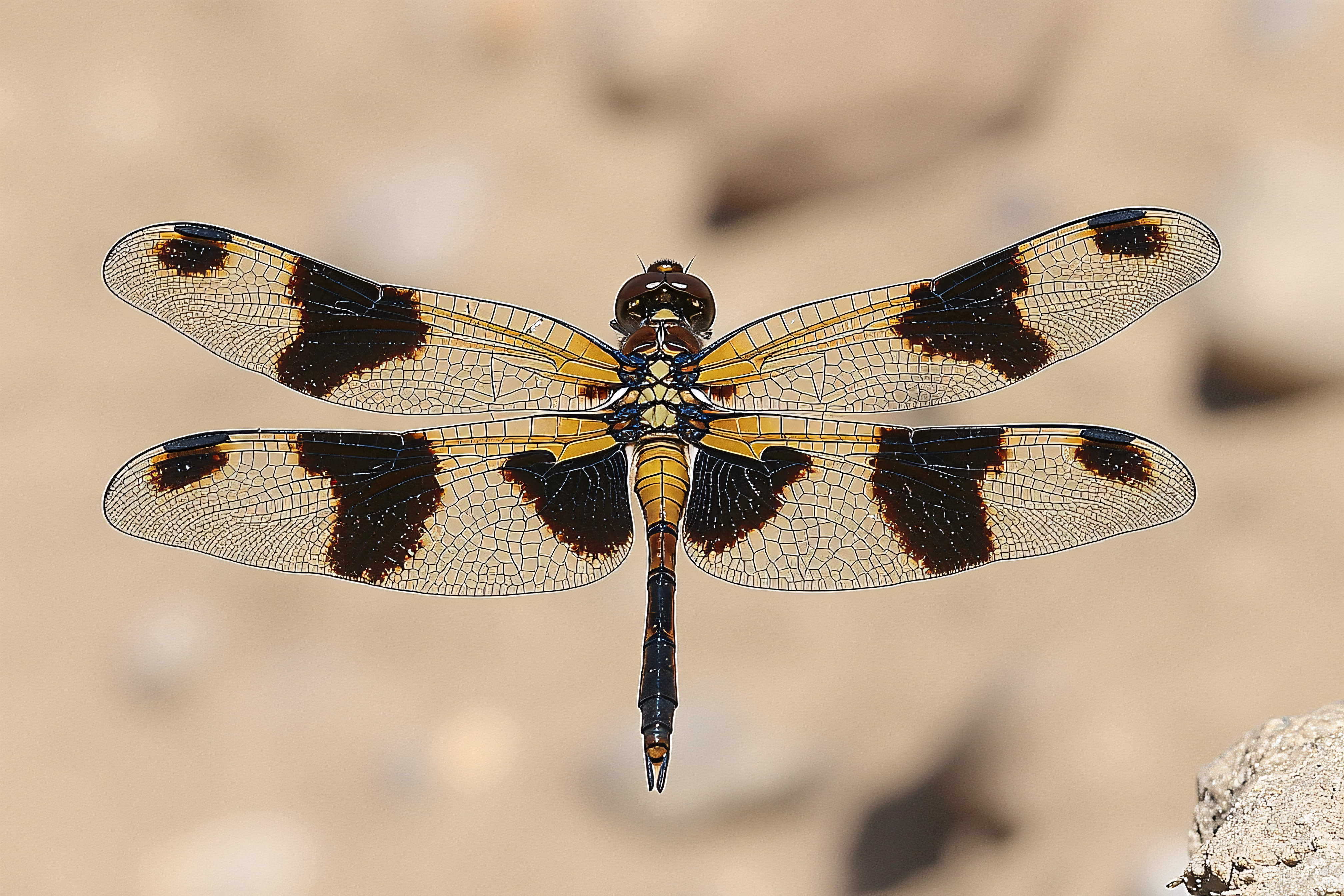 Dragonfly Detailed Wings