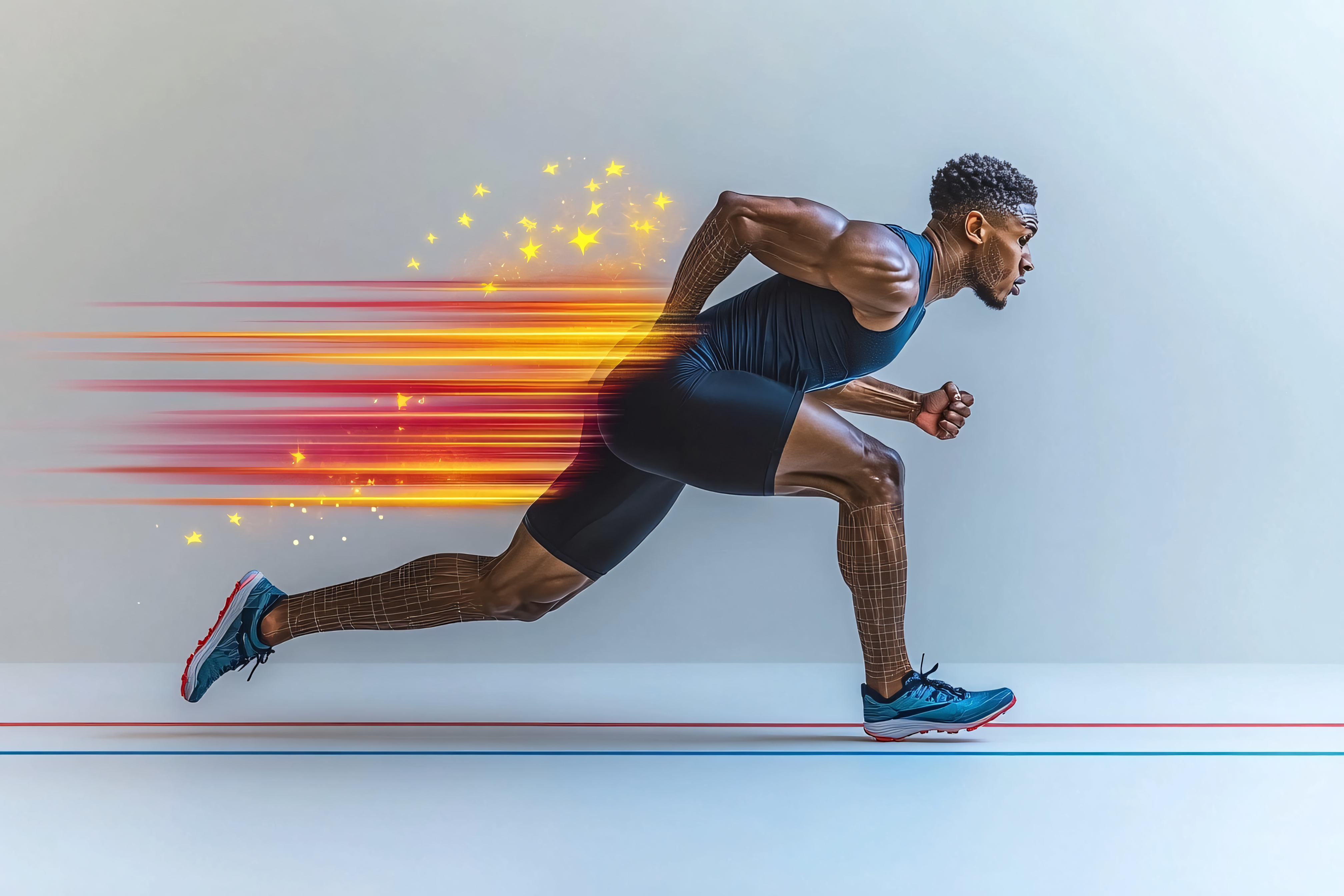 Dynamic Sprinting Runner