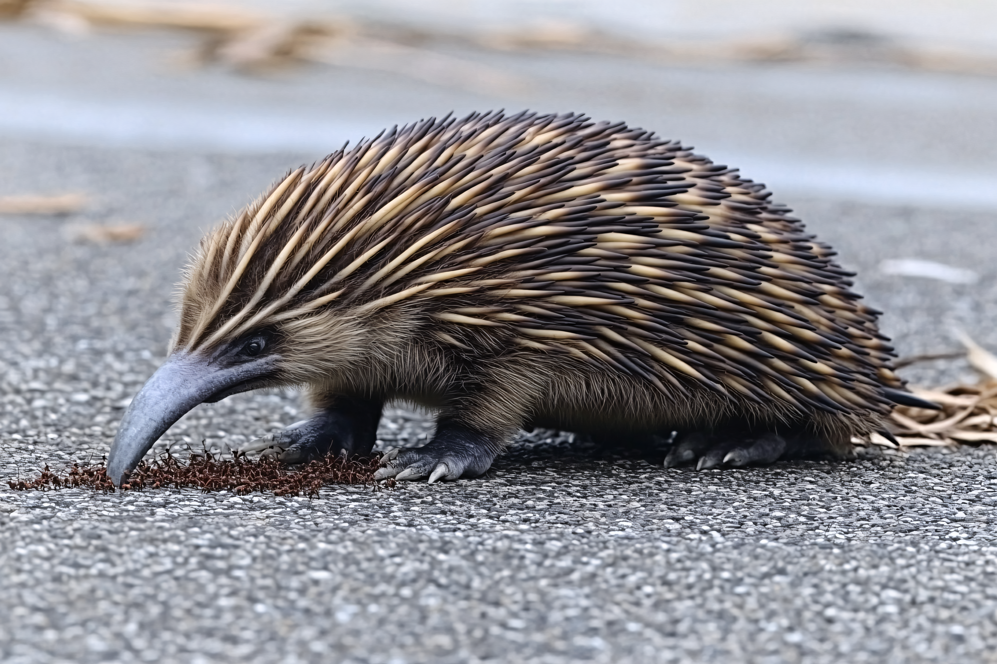 Echidna Foraging