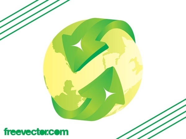 Eco Globe Free Vector