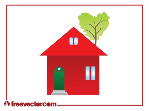 Eco House Clip Art Free Vector