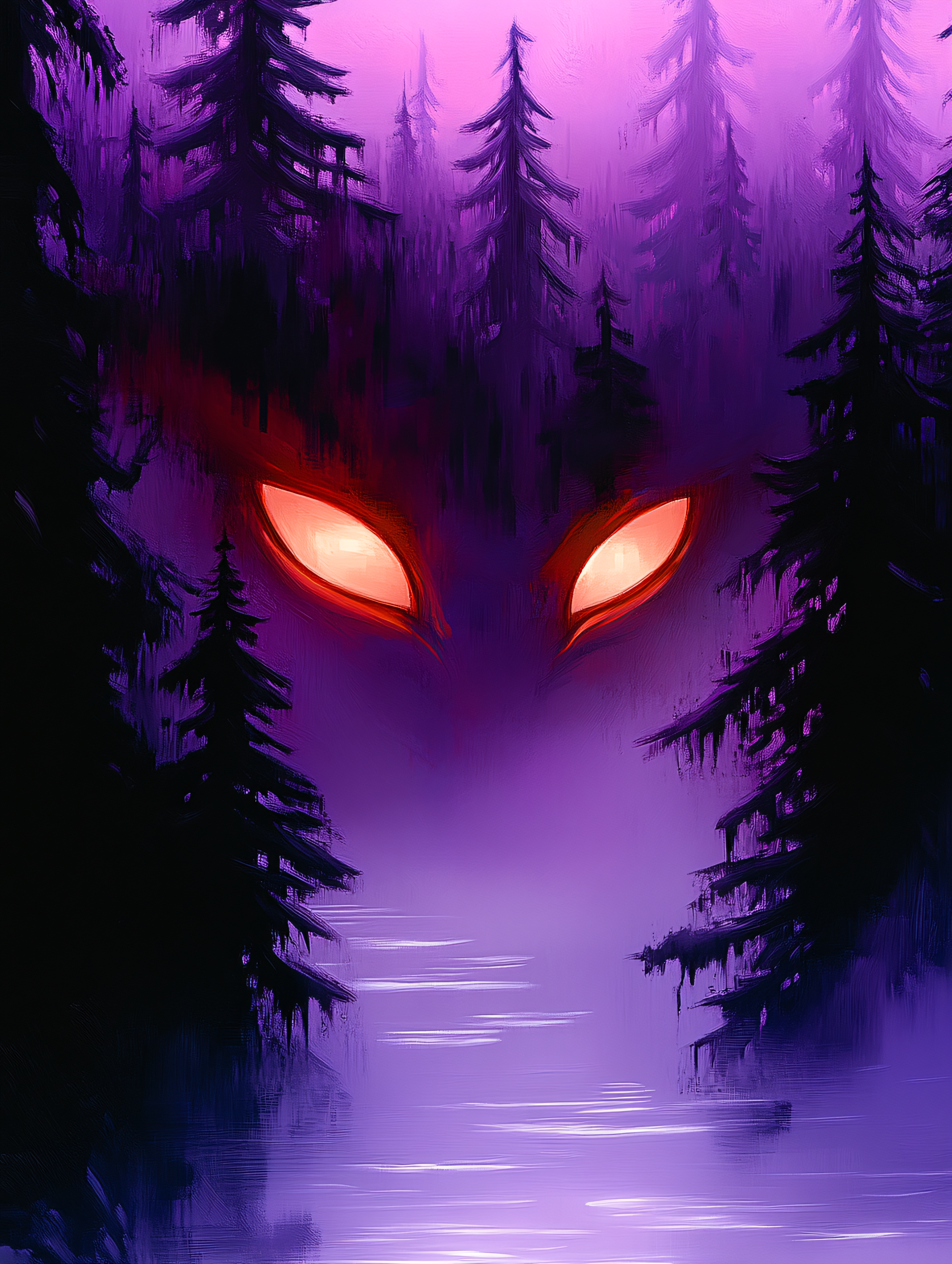 Eerie Forest Eyes