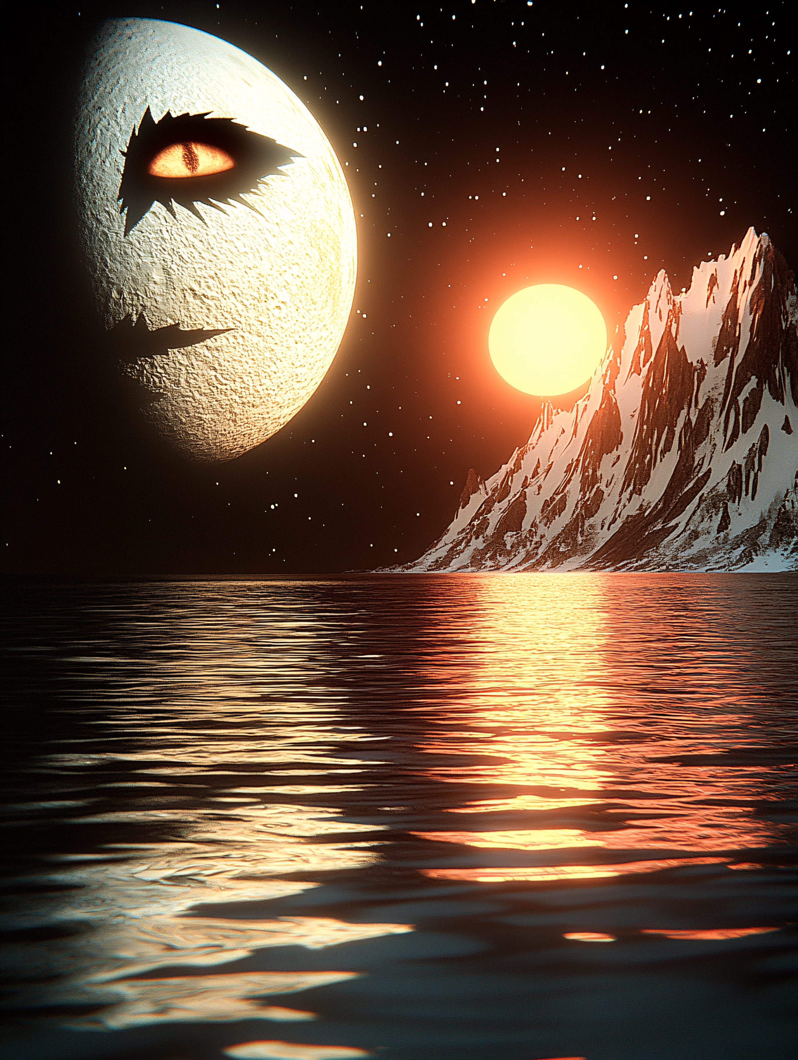 Eerie Lunar Landscape