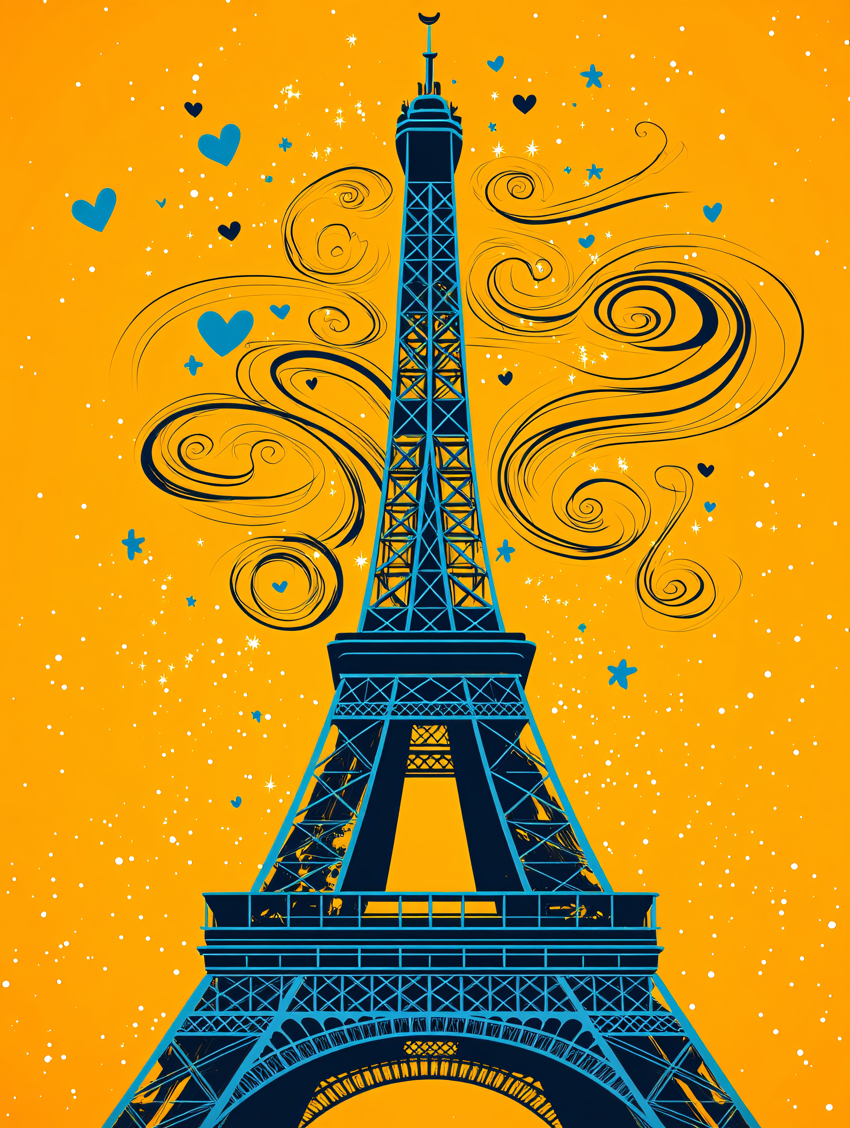 Eiffel Tower Illustration
