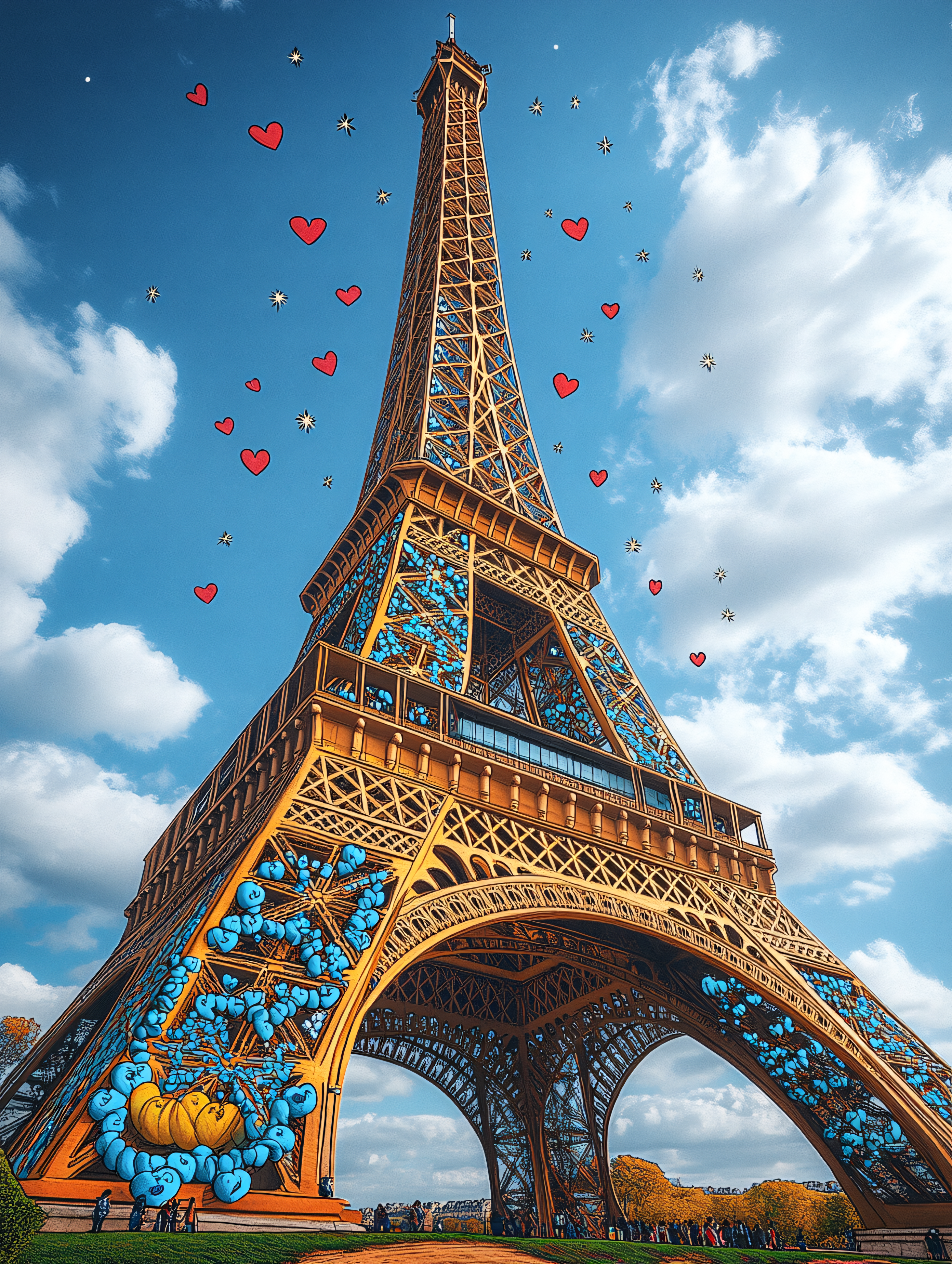 Eiffel Tower Love Fantasy
