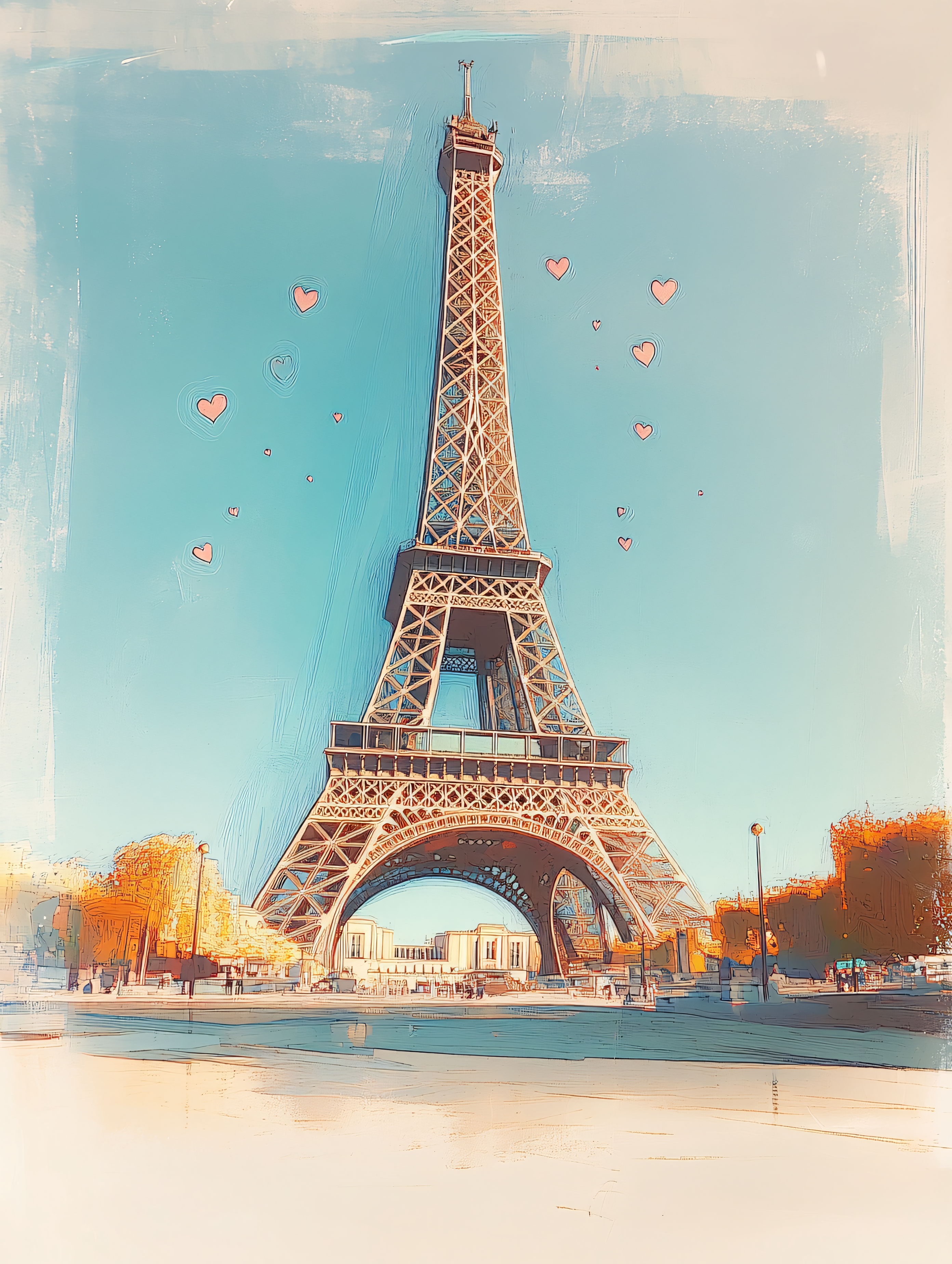 Eiffel Tower Romance