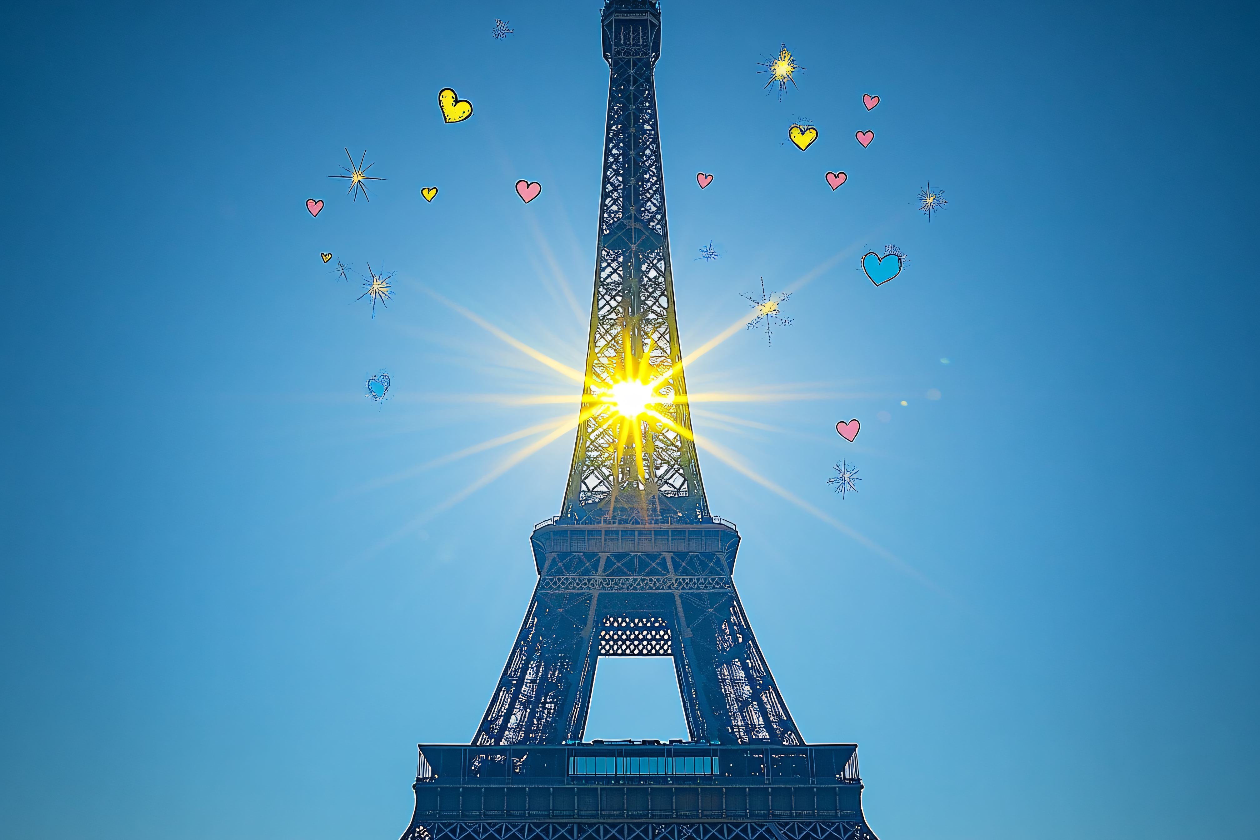 Eiffel Tower Sparkle