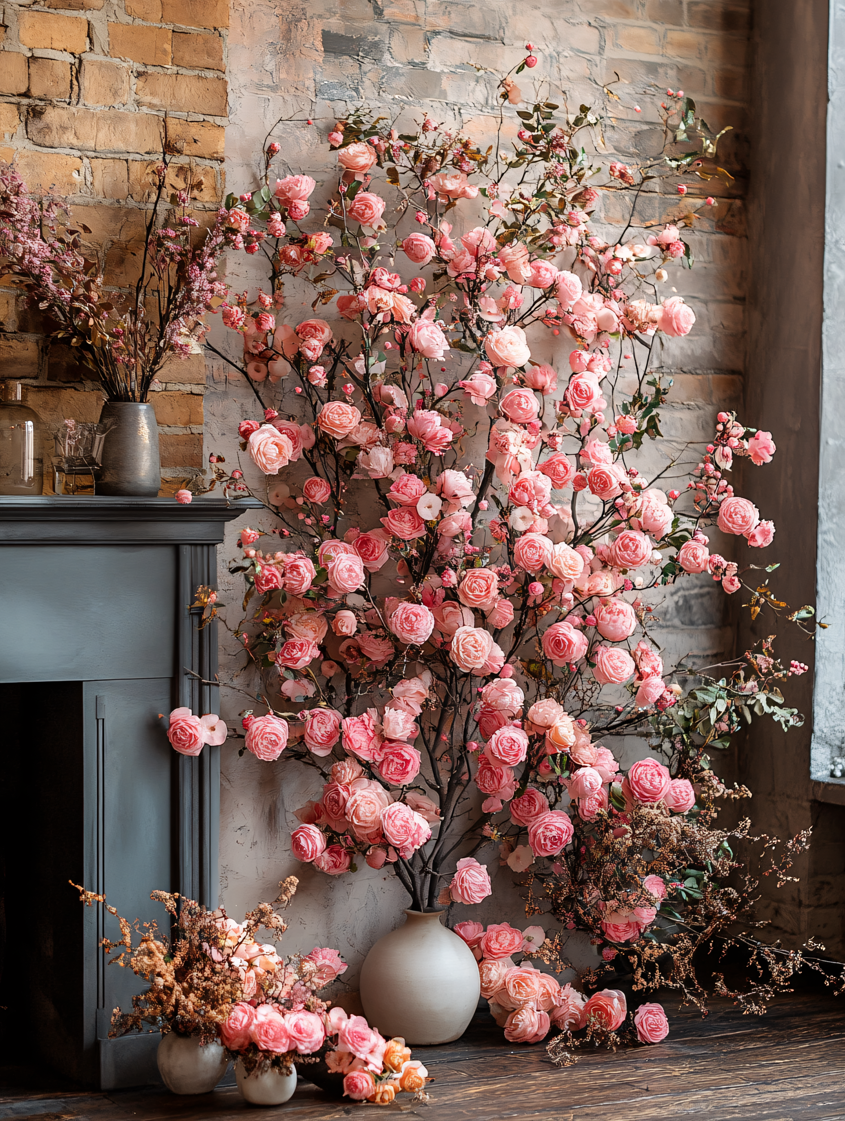 Elegant Pink Roses Arrangement
