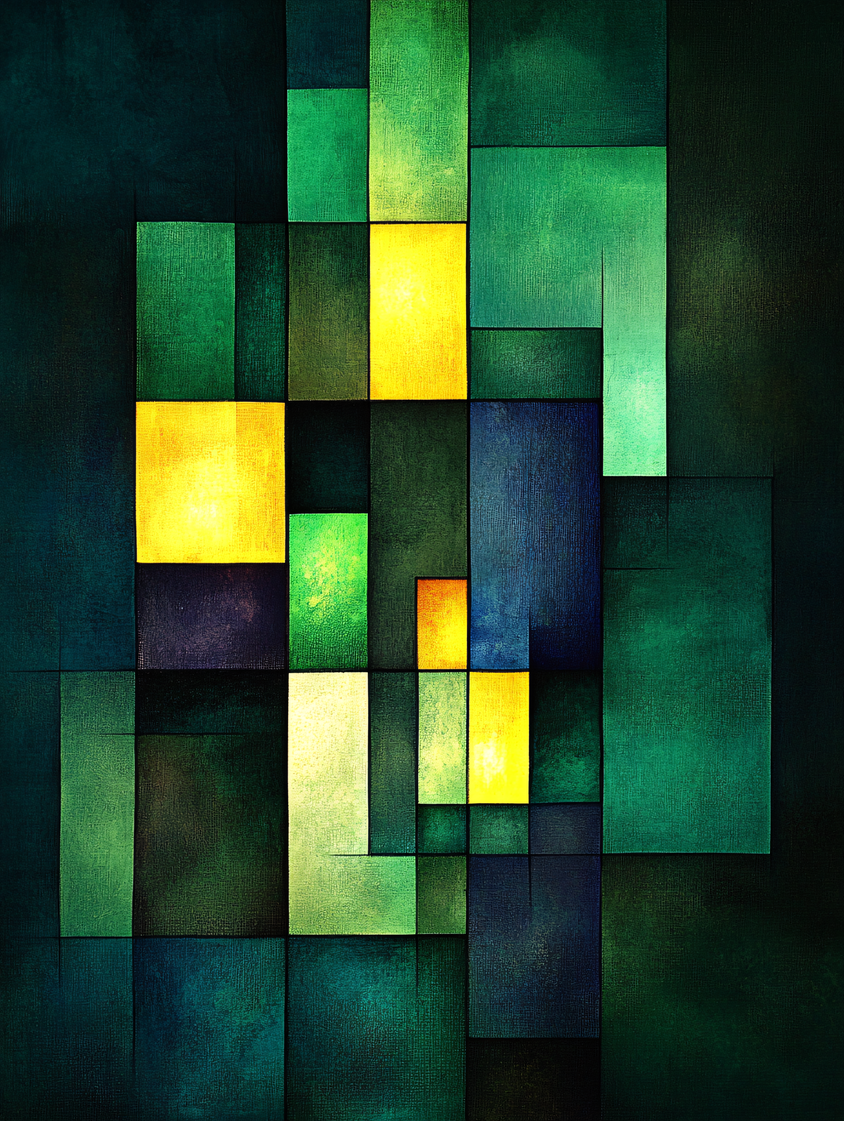 Emerald and Gold Rectangles