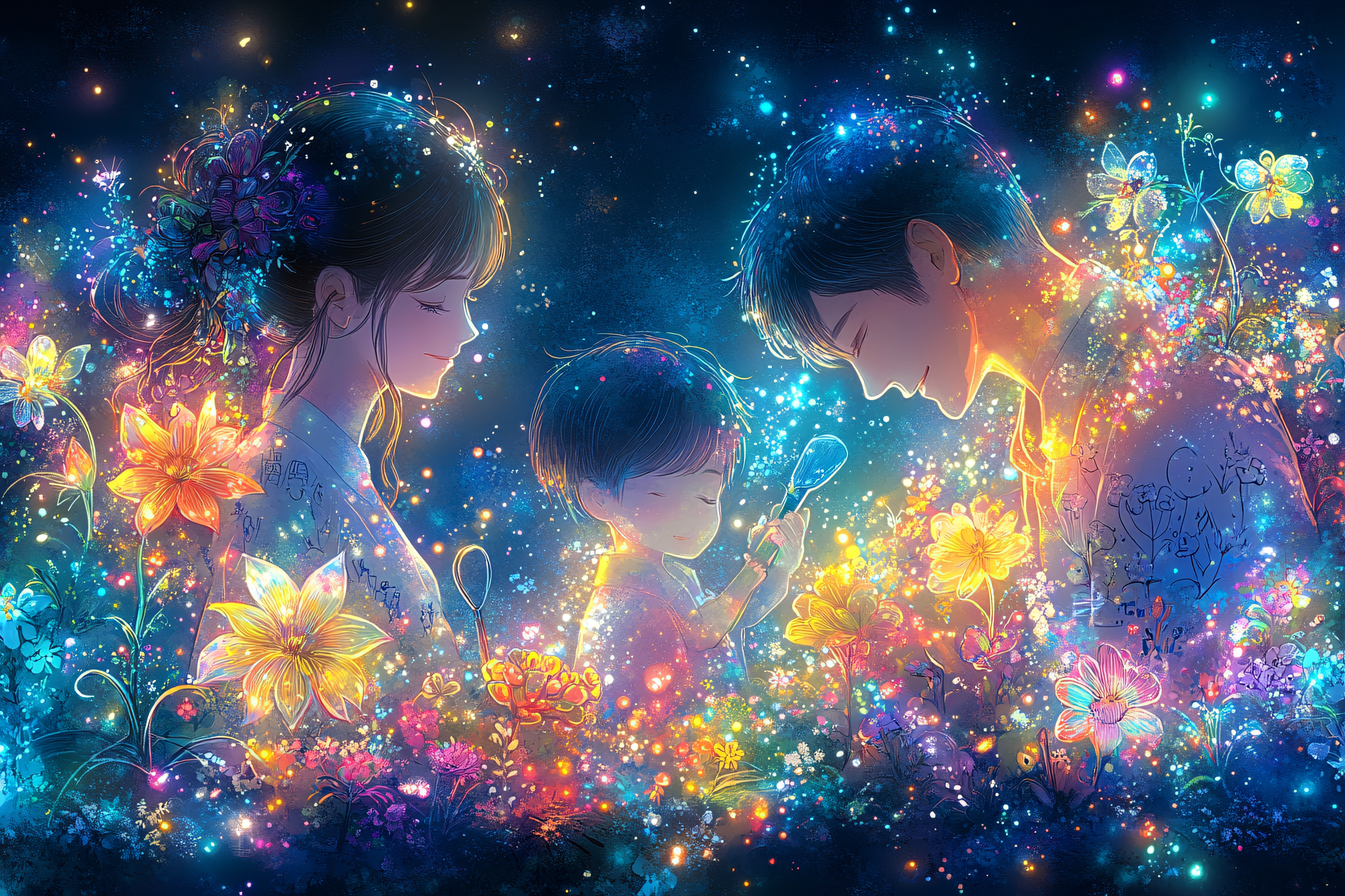 Enchanted Family Night Garden