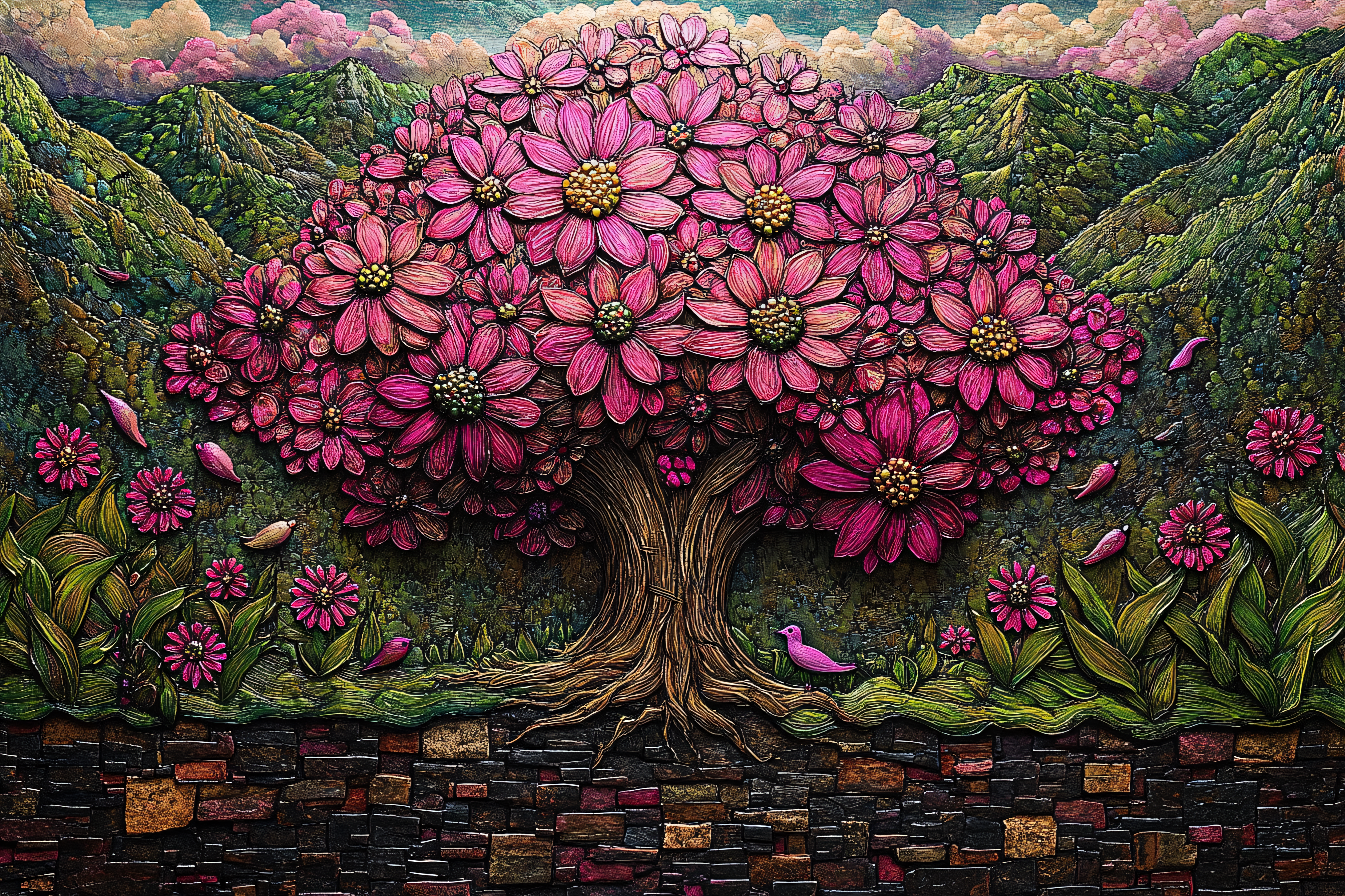 Enchanted Flower Tree