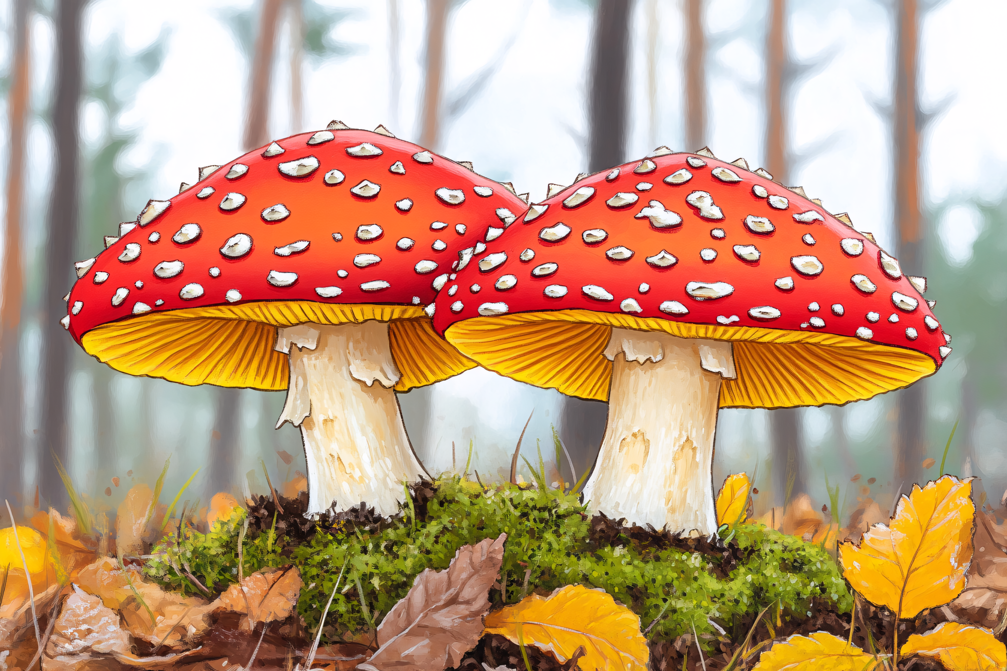 Enchanted Forest Mushrooms