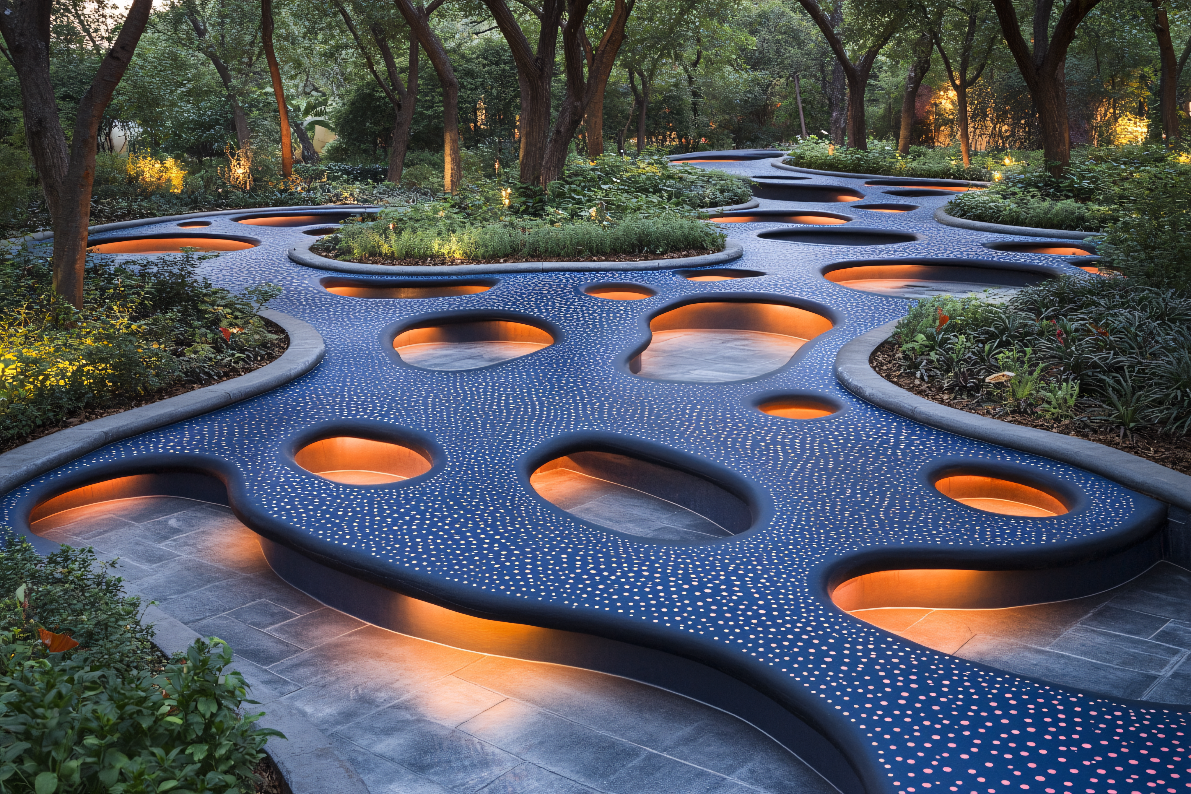 Enchanted Garden Walkway
