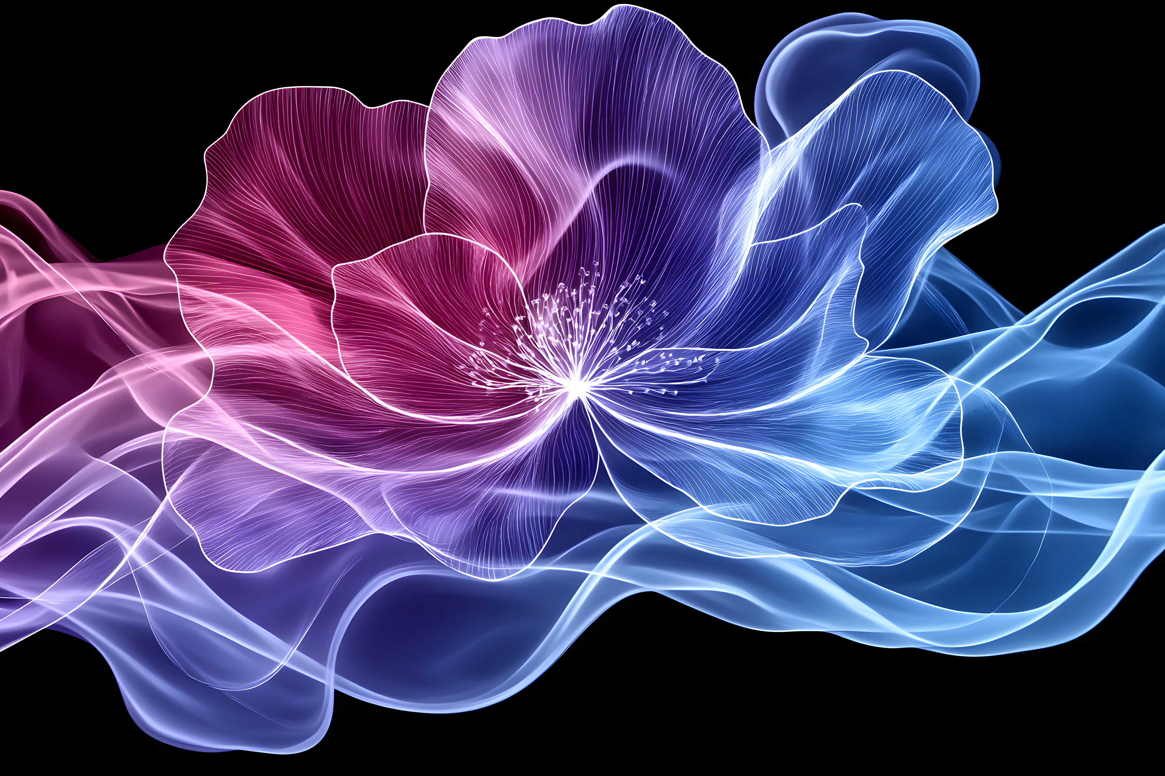 Ethereal Floral Bloom