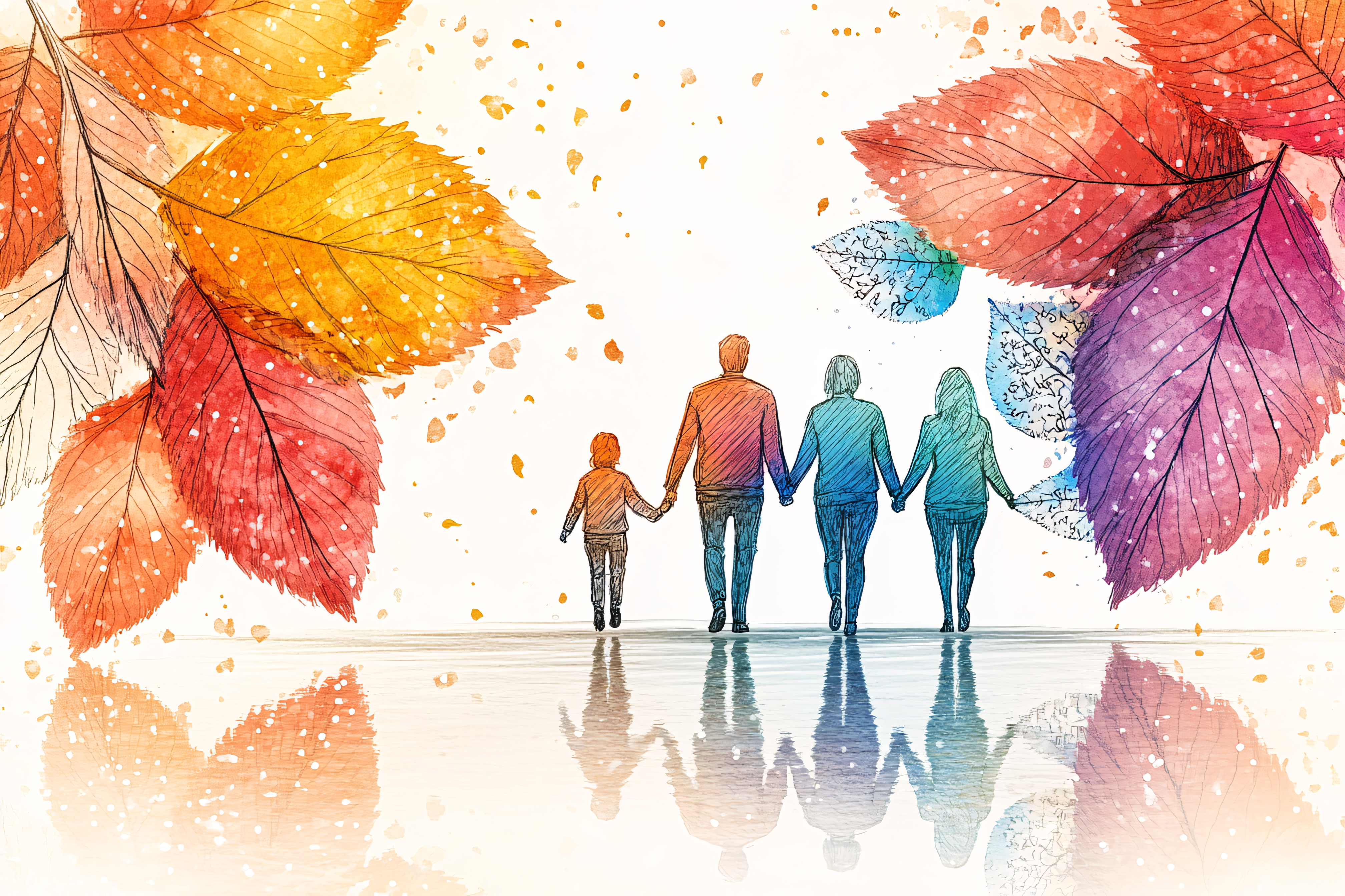 Family Autumn Walk