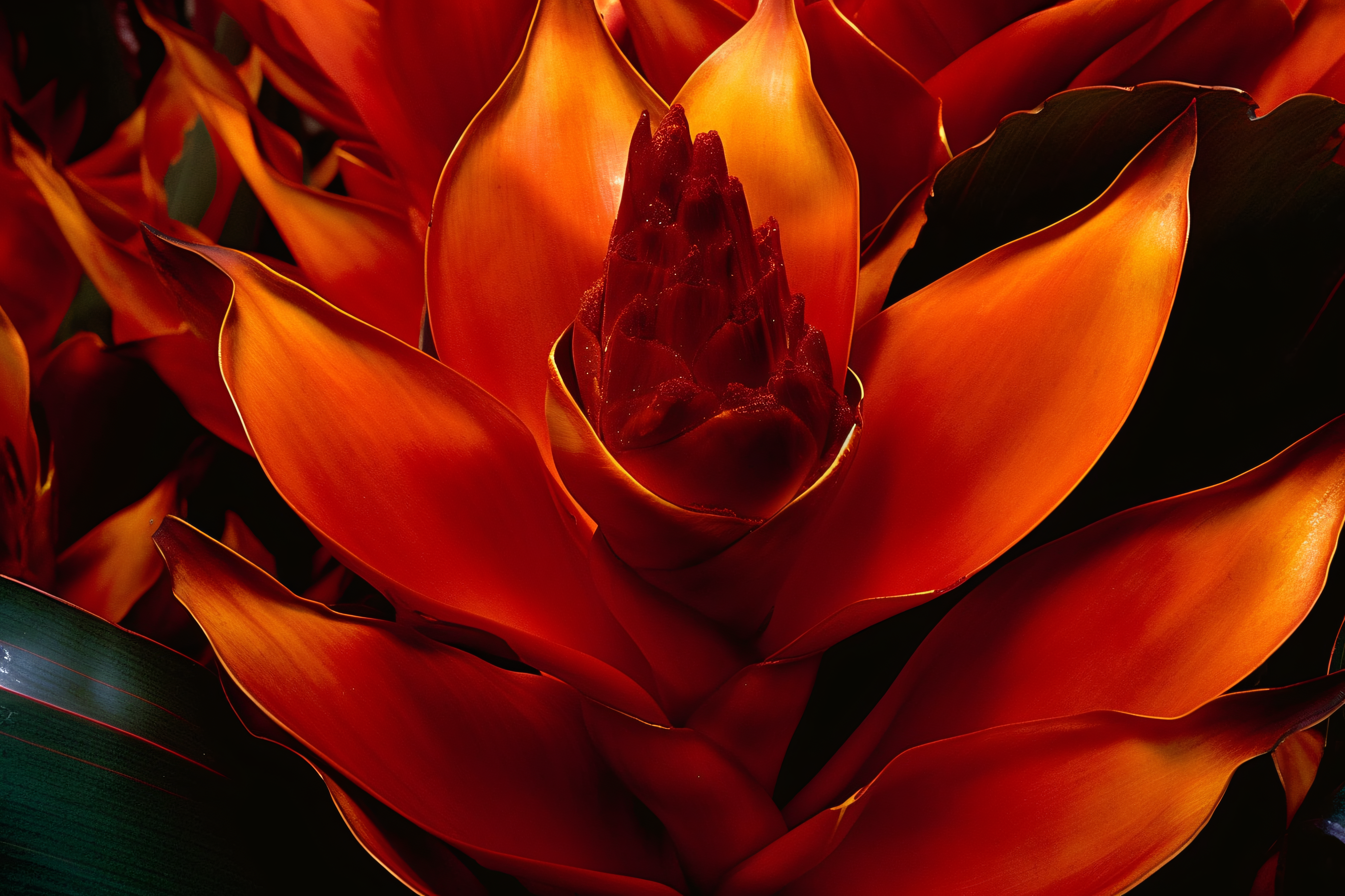 Fiery Blossom of the Tropics