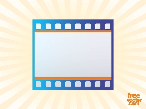 Film Strip Icon Free Vector