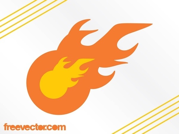 Flame Logo Template Free Vector