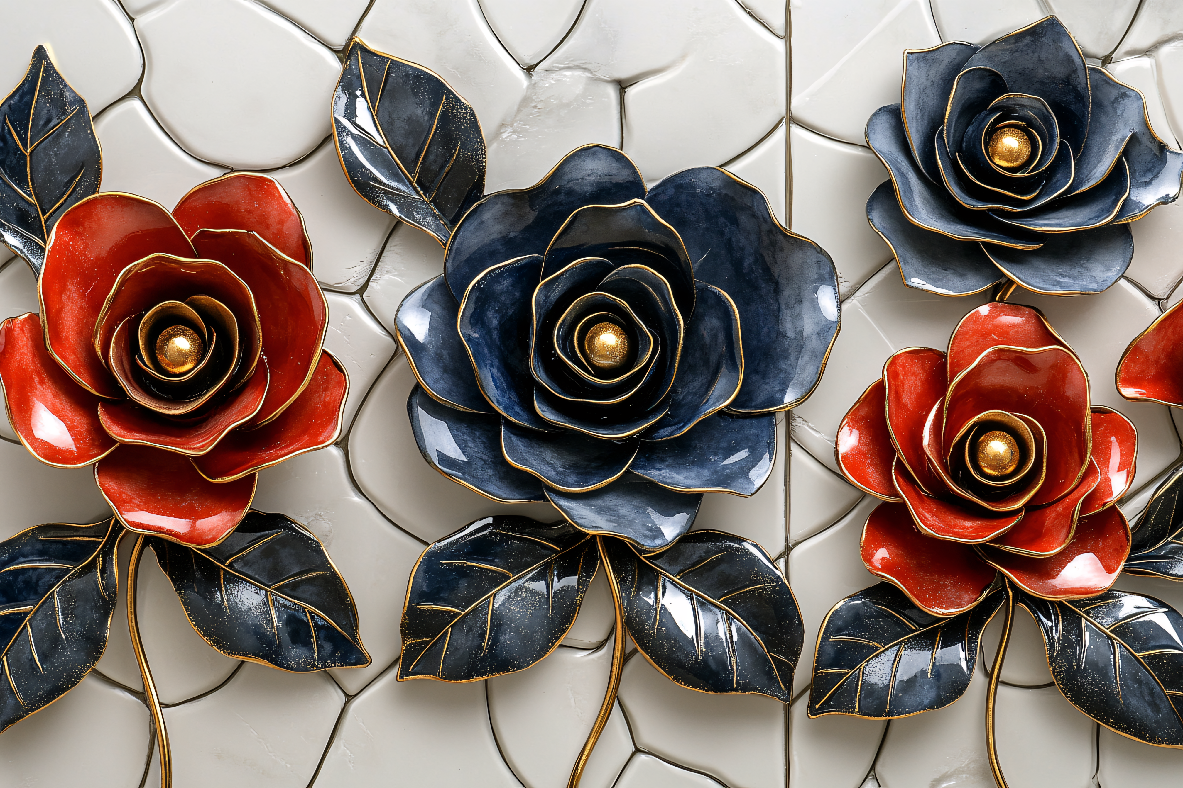Floral 3D Wall Art