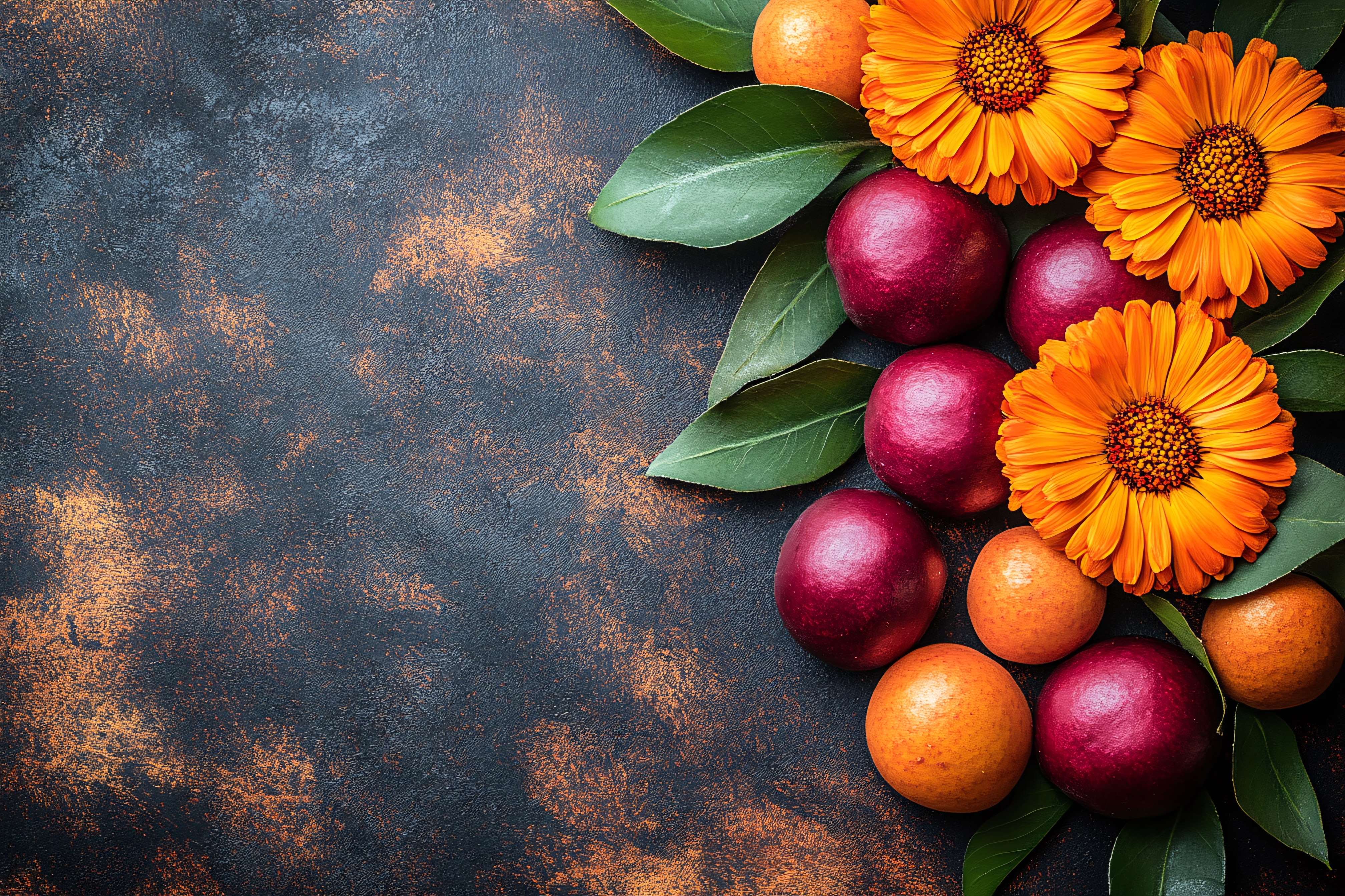 Floral and Fruit Composition