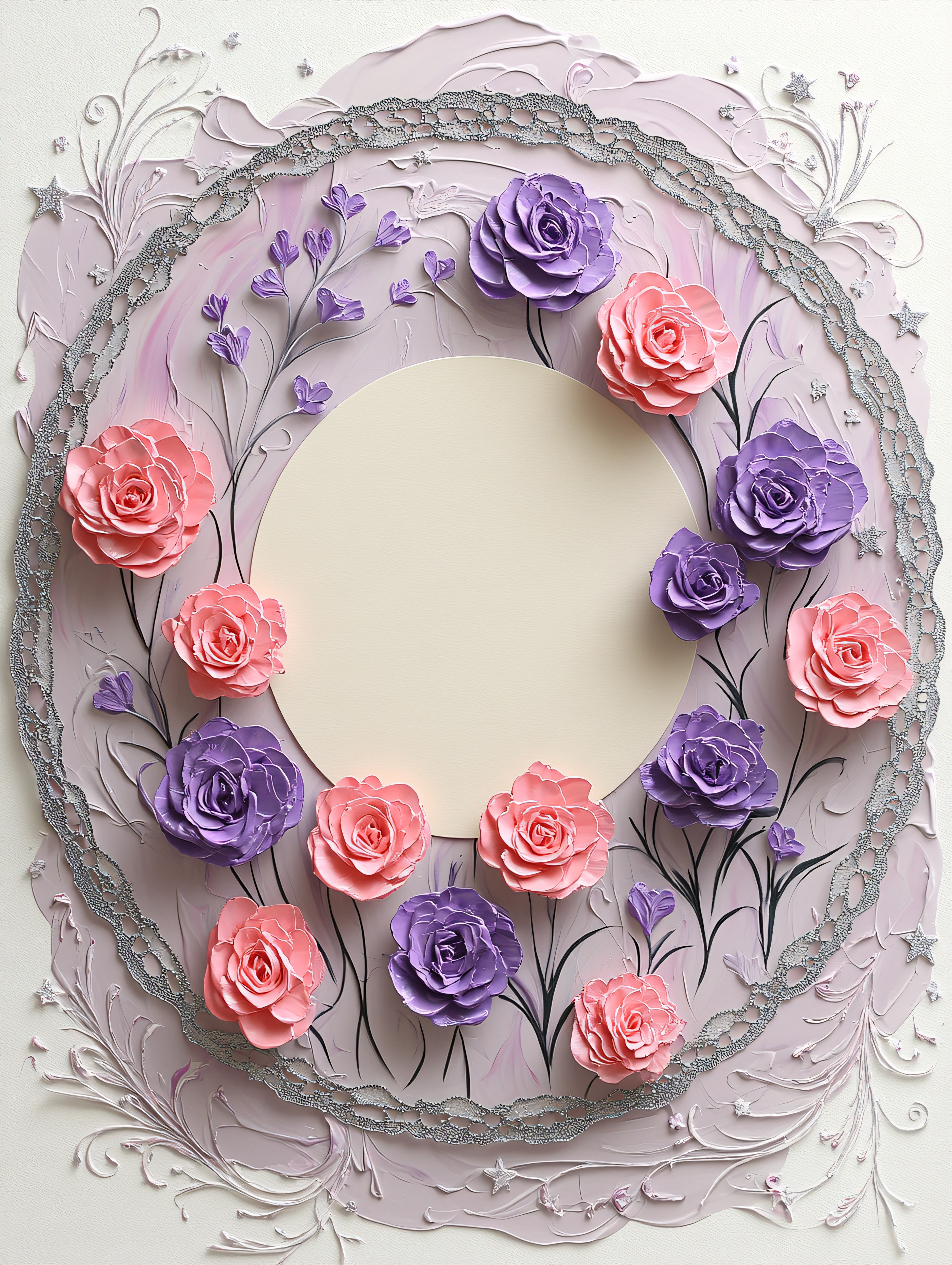 Floral Art Frame