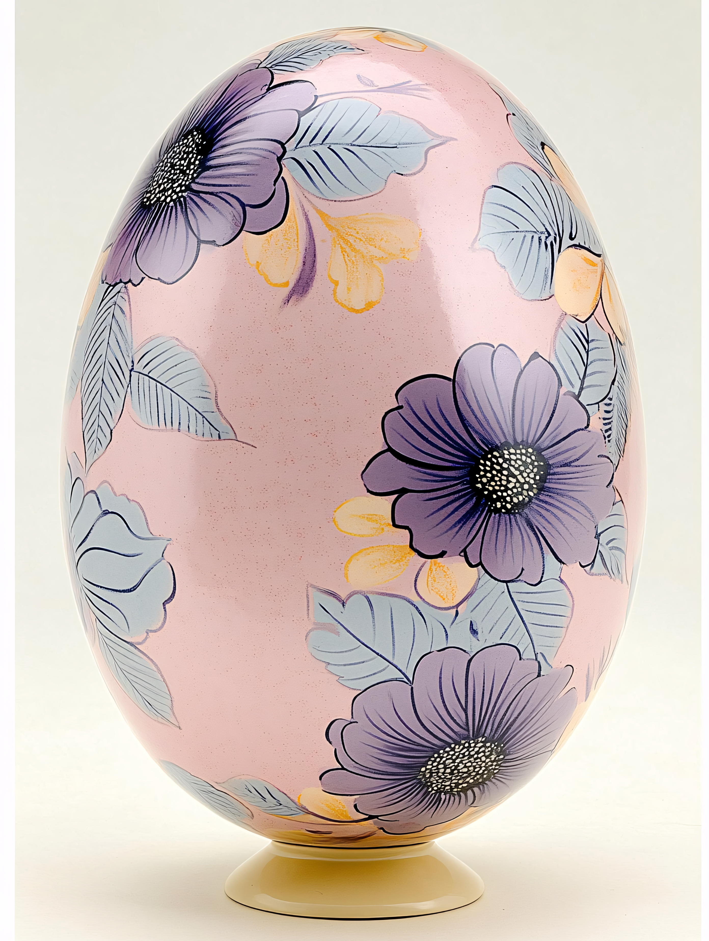 Floral Decorated Easter Egg