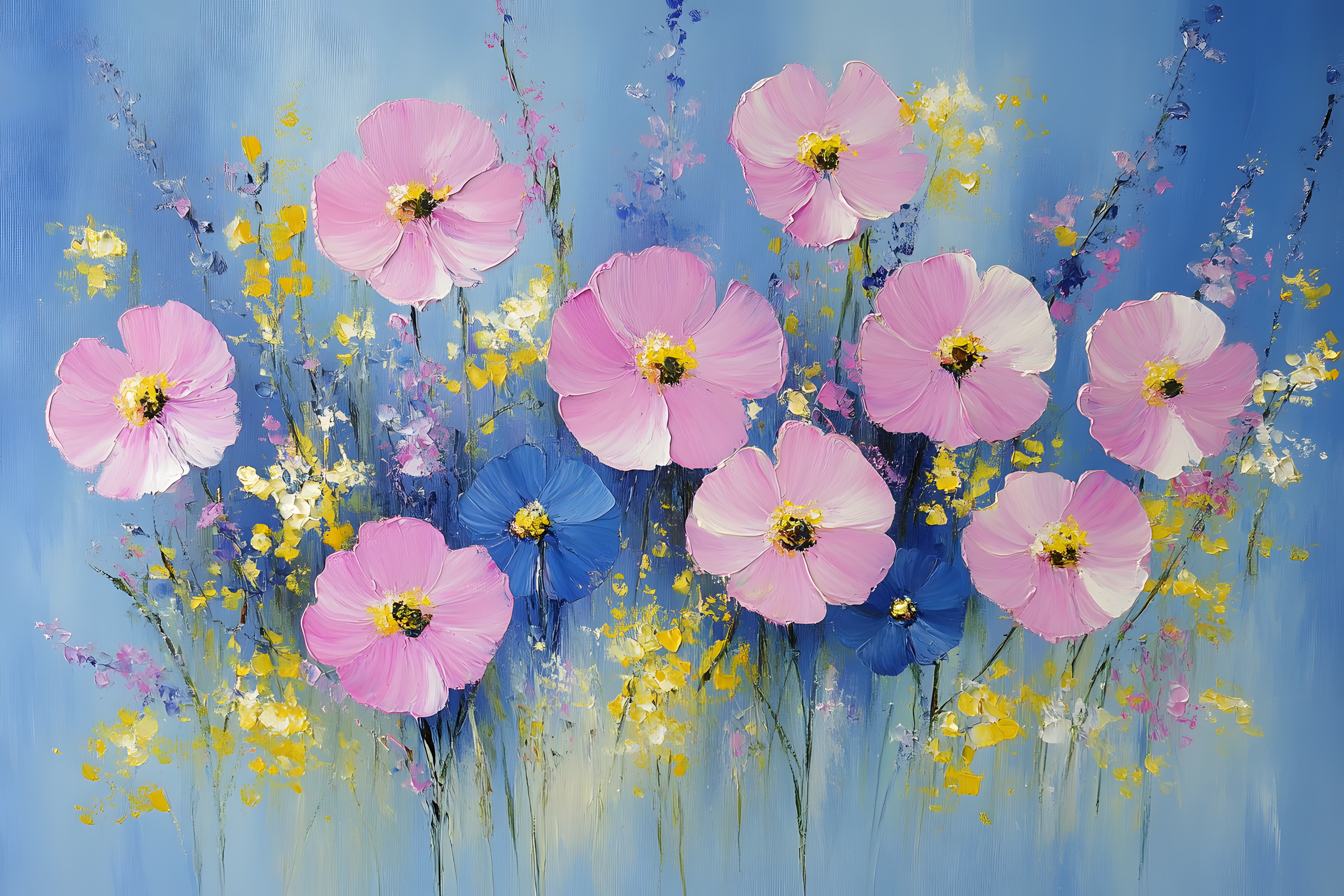 Floral Garden Painting
