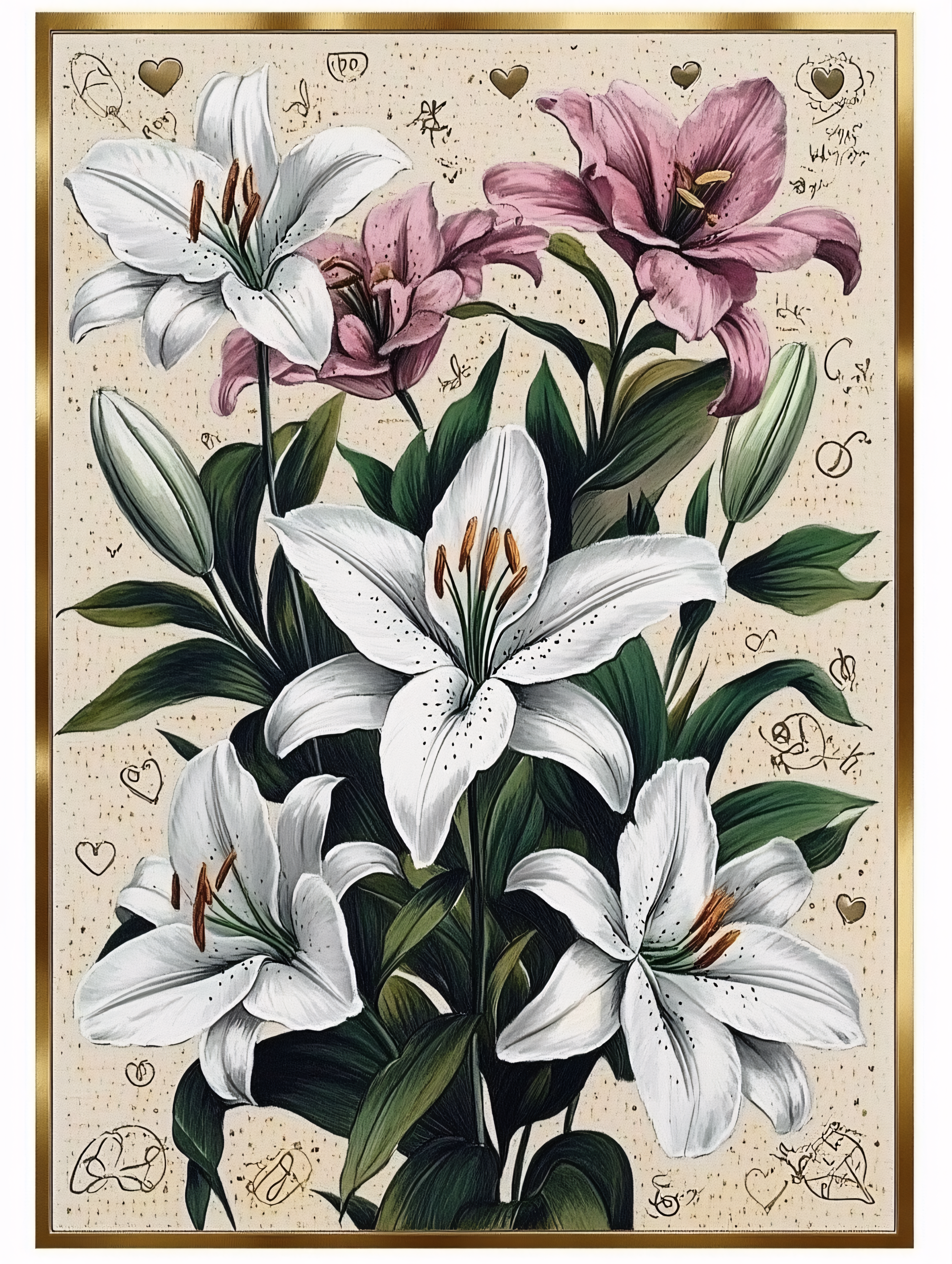 Floral Lilies Arrangement