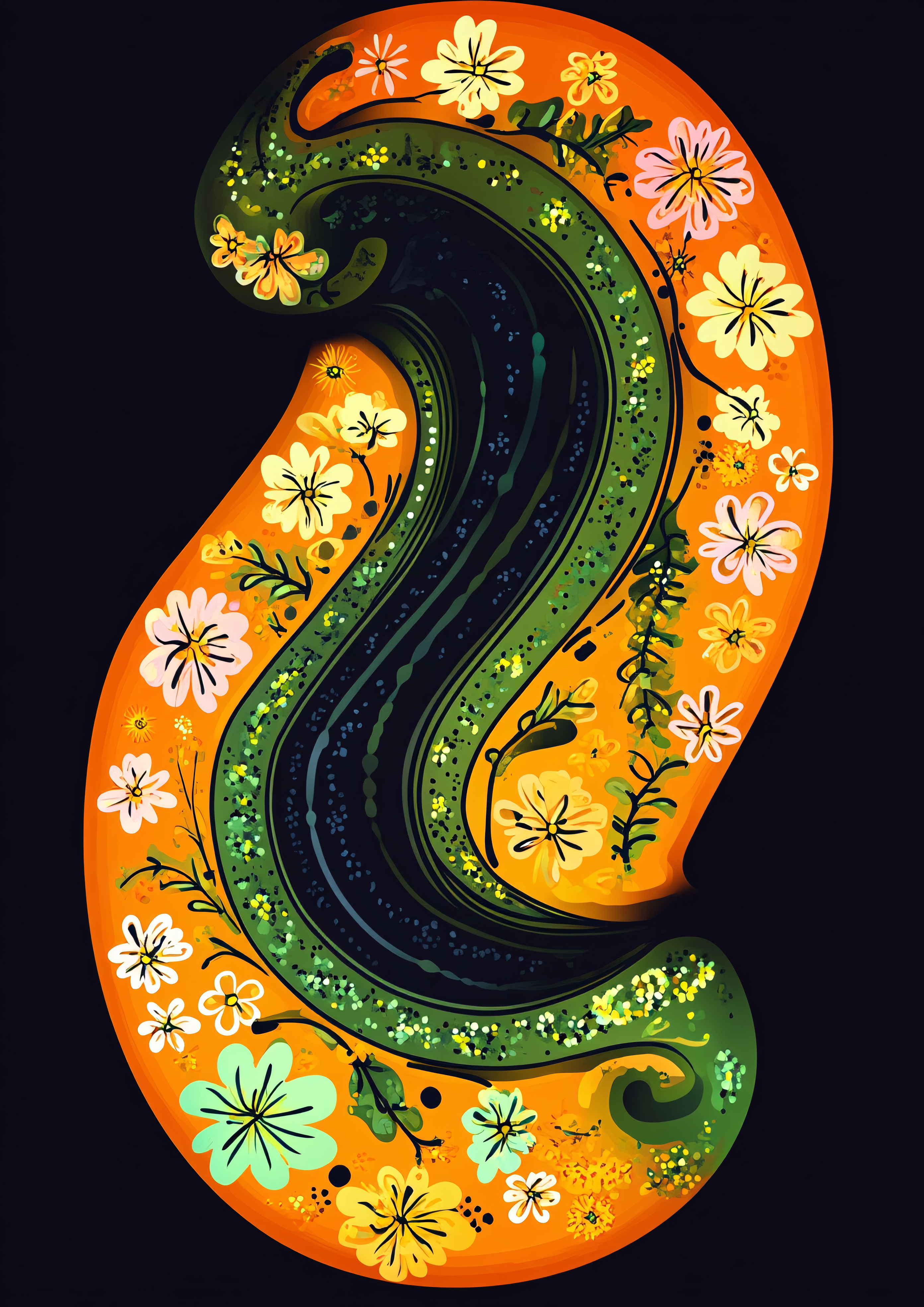 Floral Paisley Design
