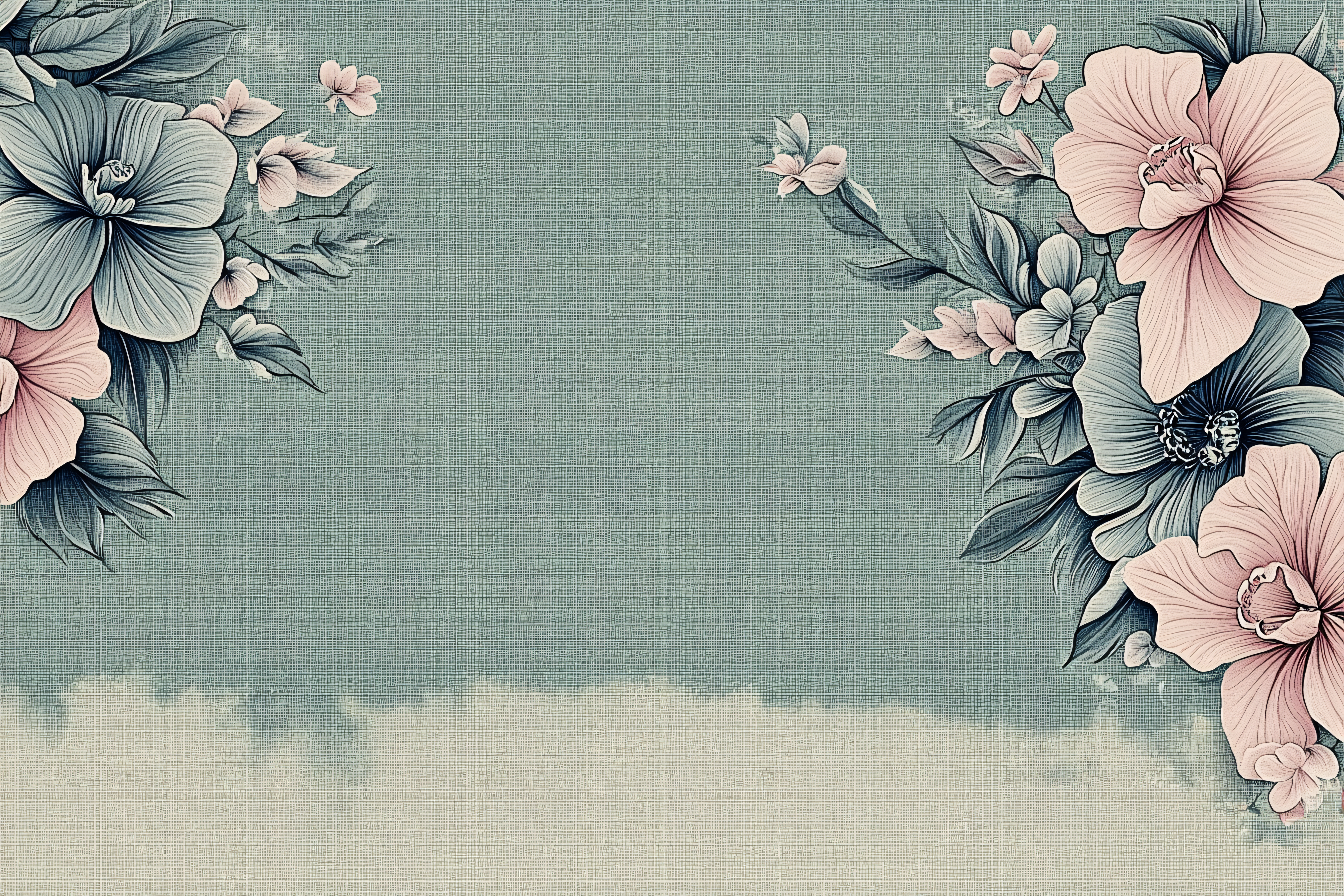 Floral Pattern with Soft Hues