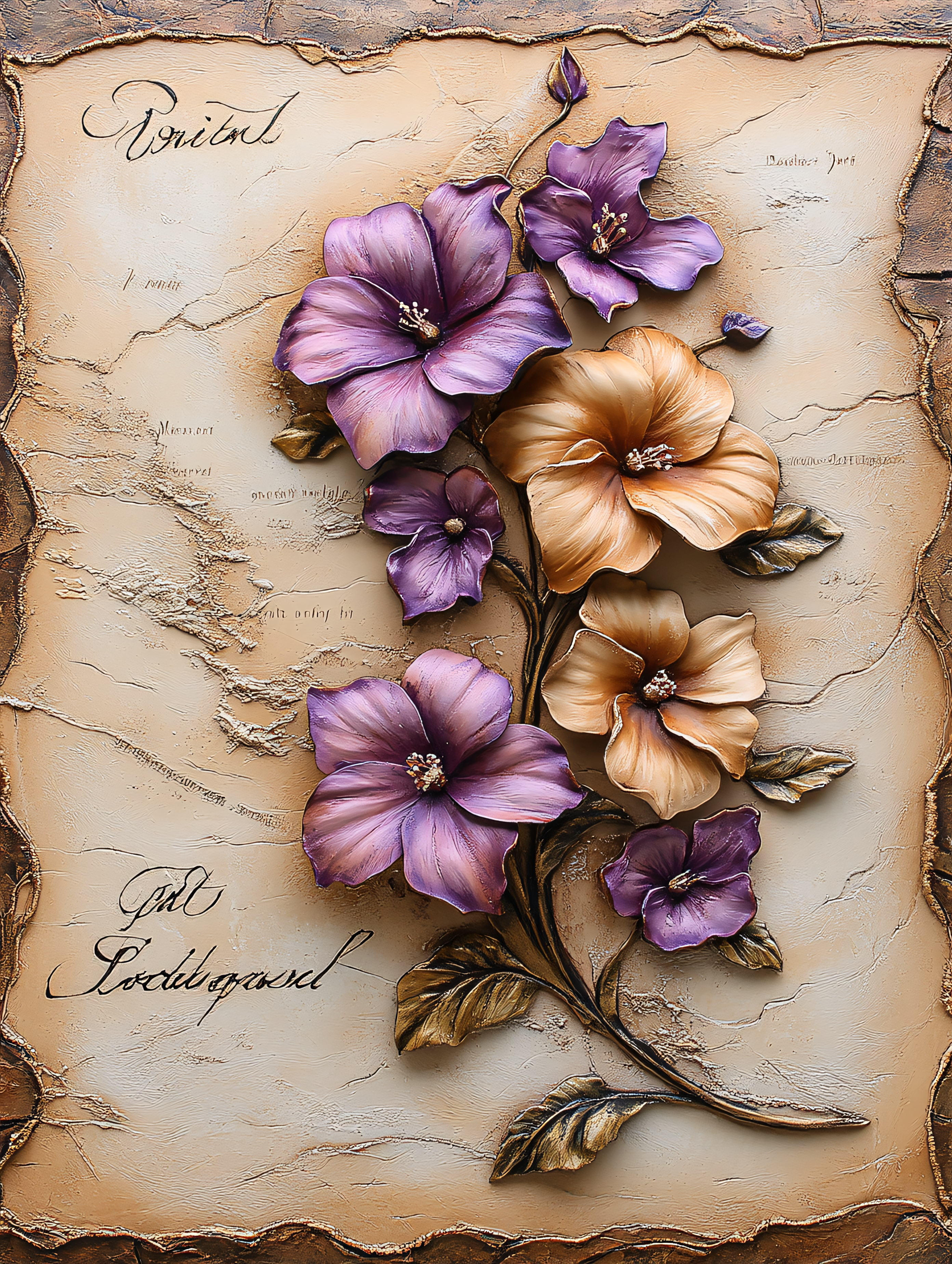Floral Relief Artwork