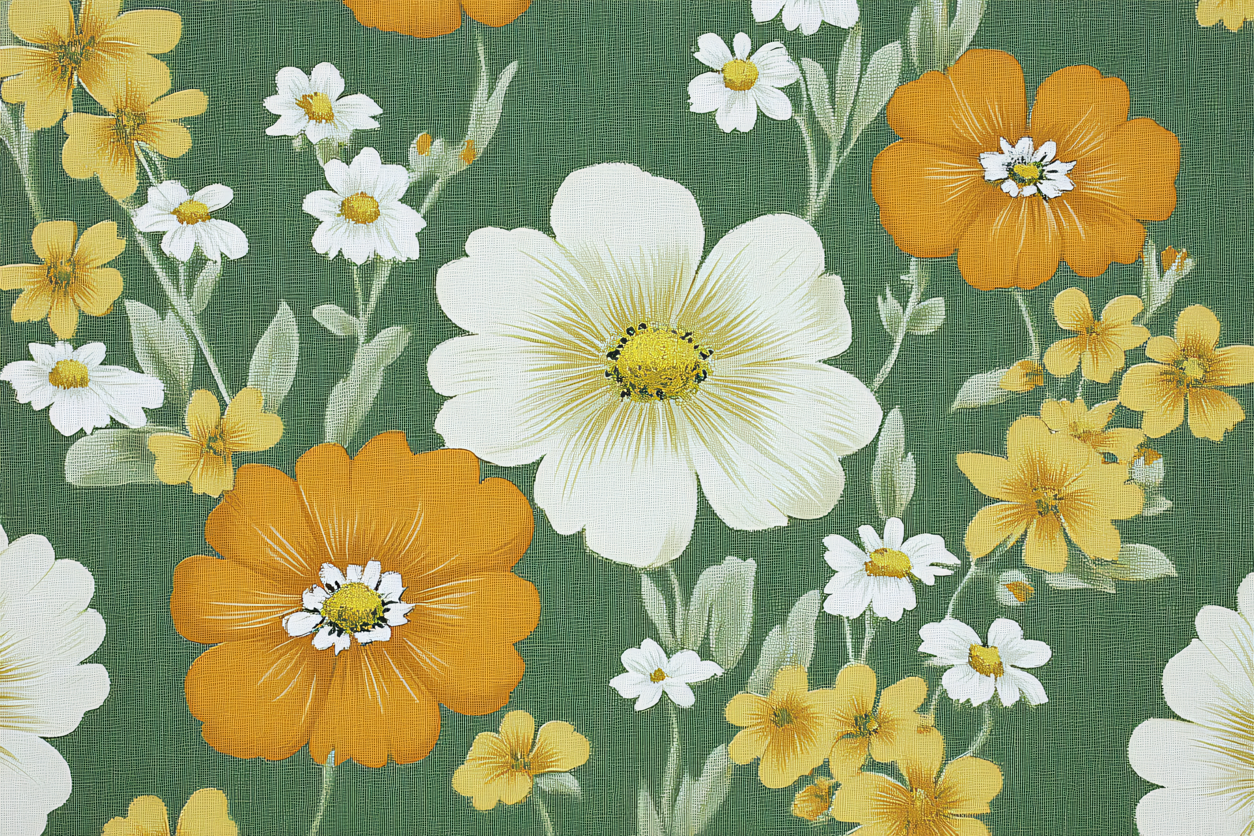 Floral Retro Pattern