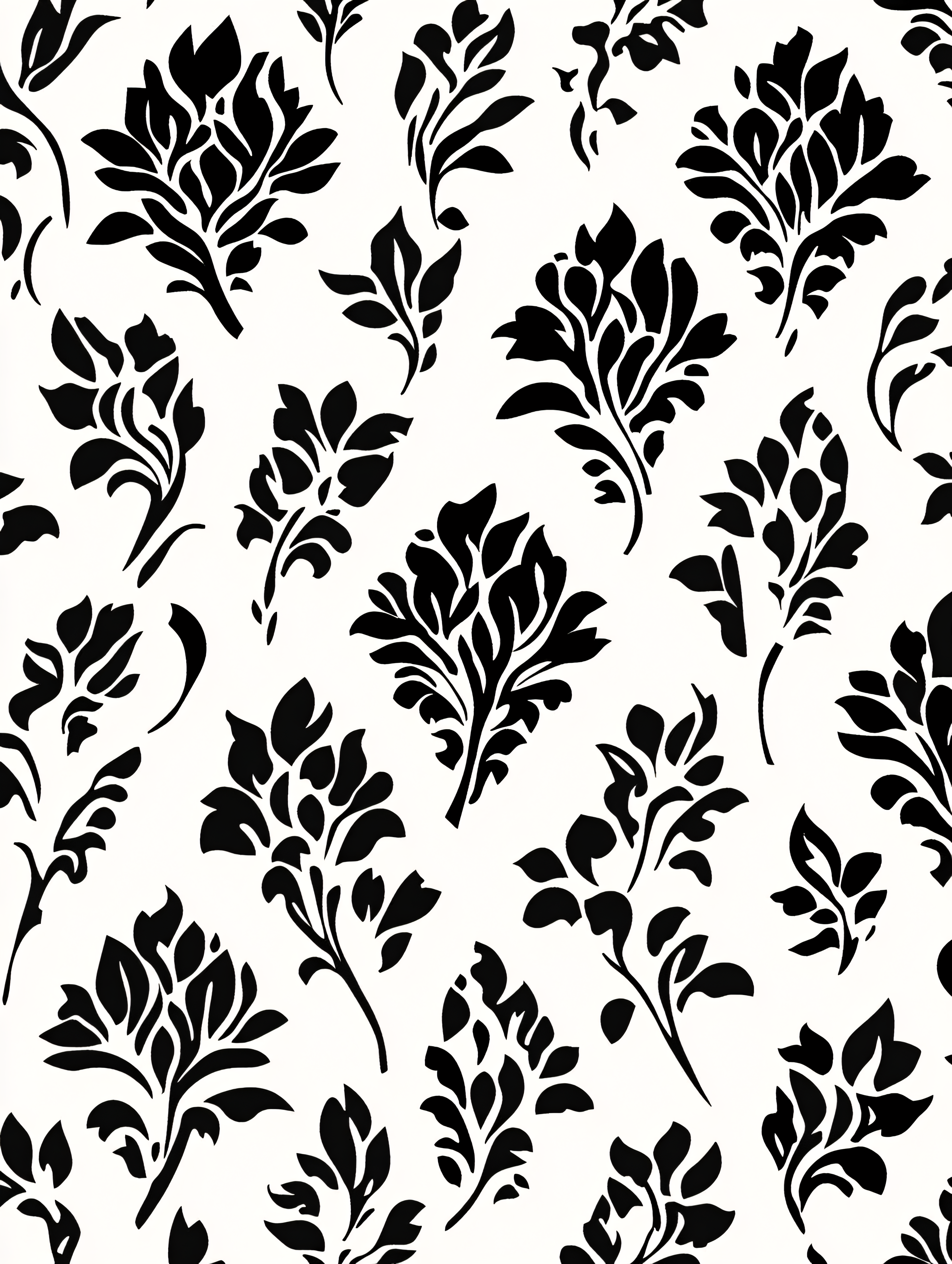 Floral Silhouette Pattern