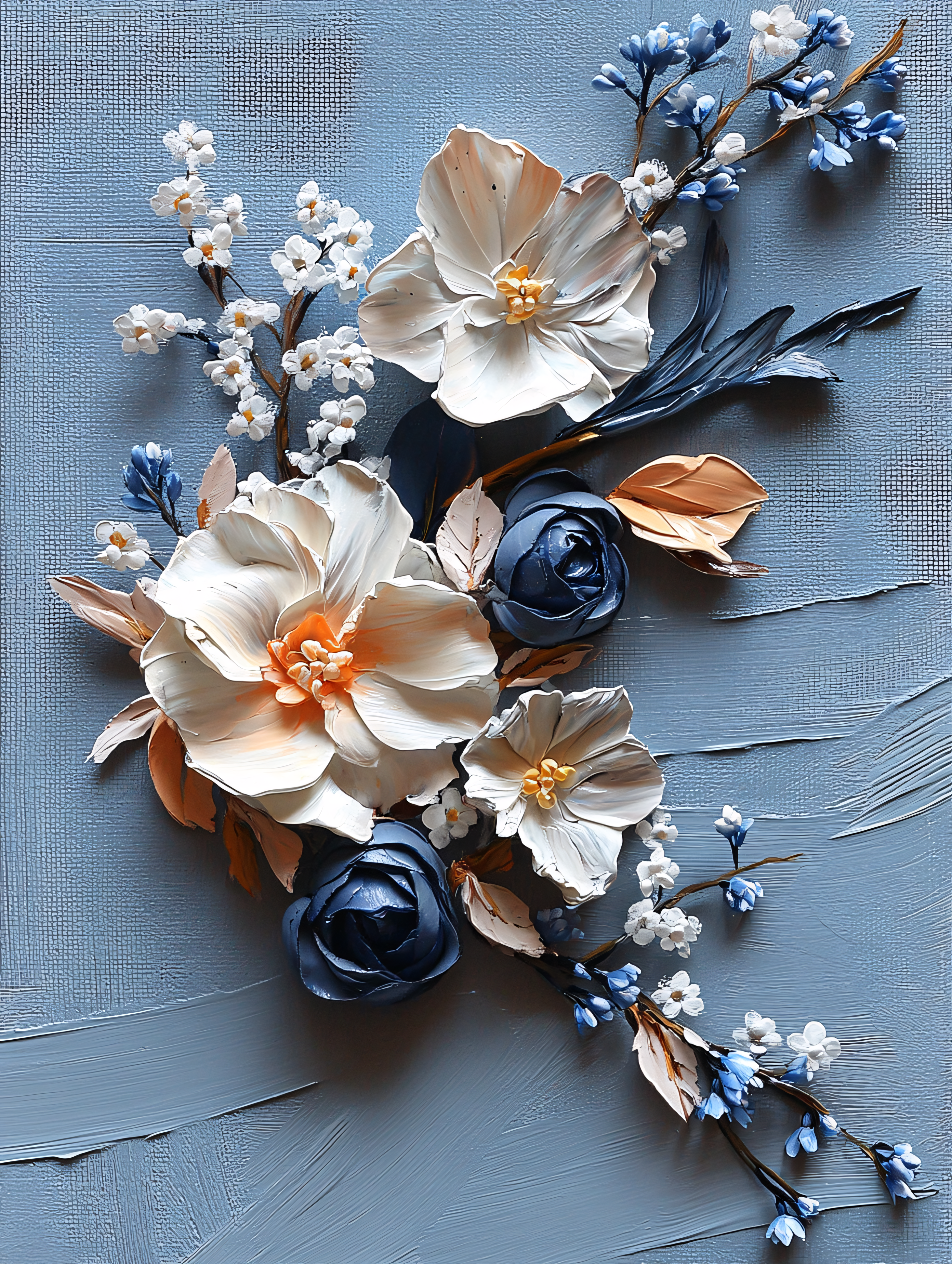 Floral-themed artwork