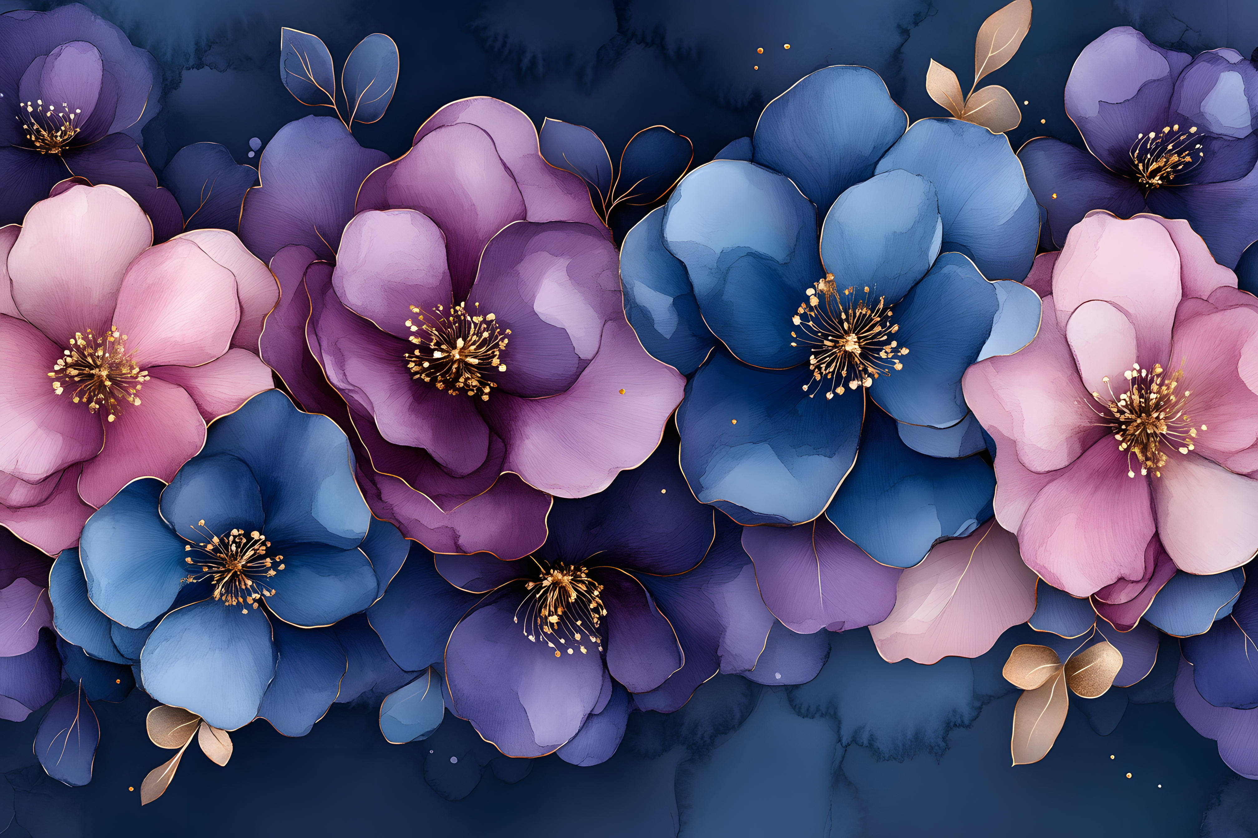 Floral Watercolor Bloom