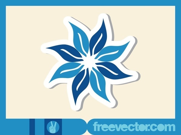 Flower Shape Free Vector