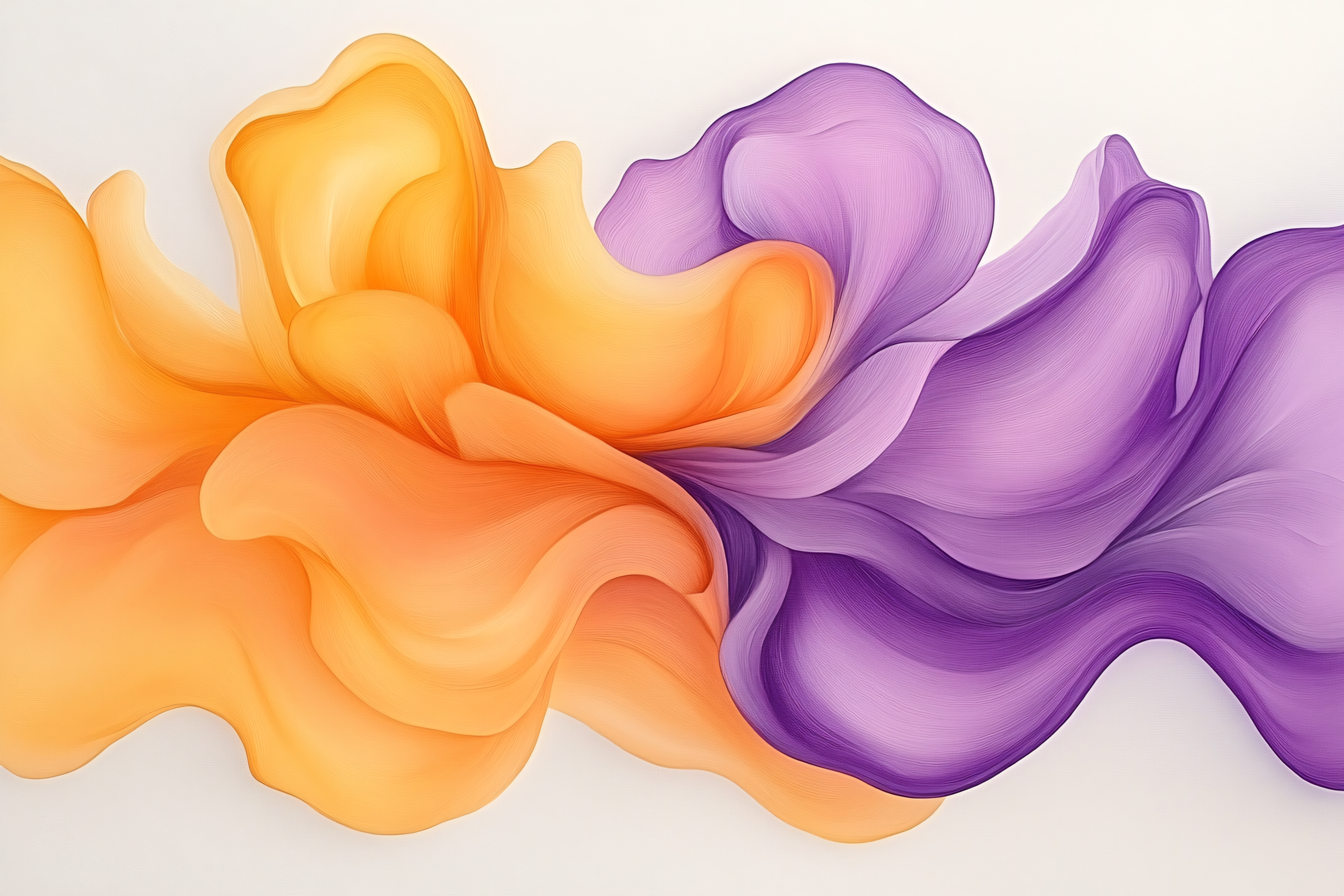 Flowing Colors Abstract