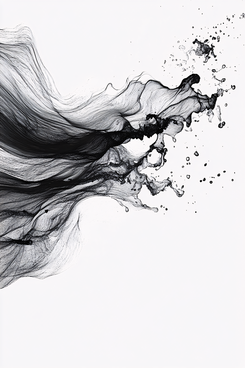 Flowing Ink Abstract